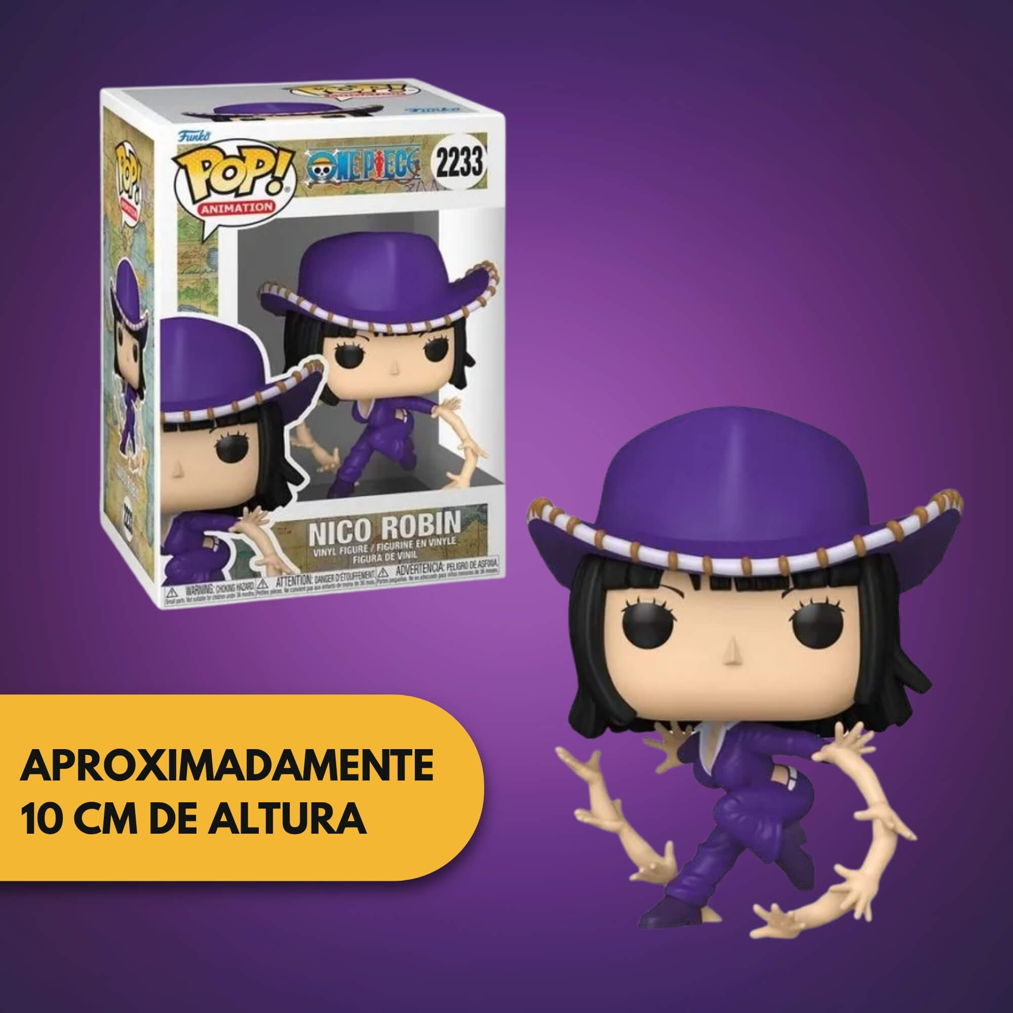 Boneco Colecionável Funko Pop! One Piece - Robin (Hana Hana no Mi) Candide - 12874
