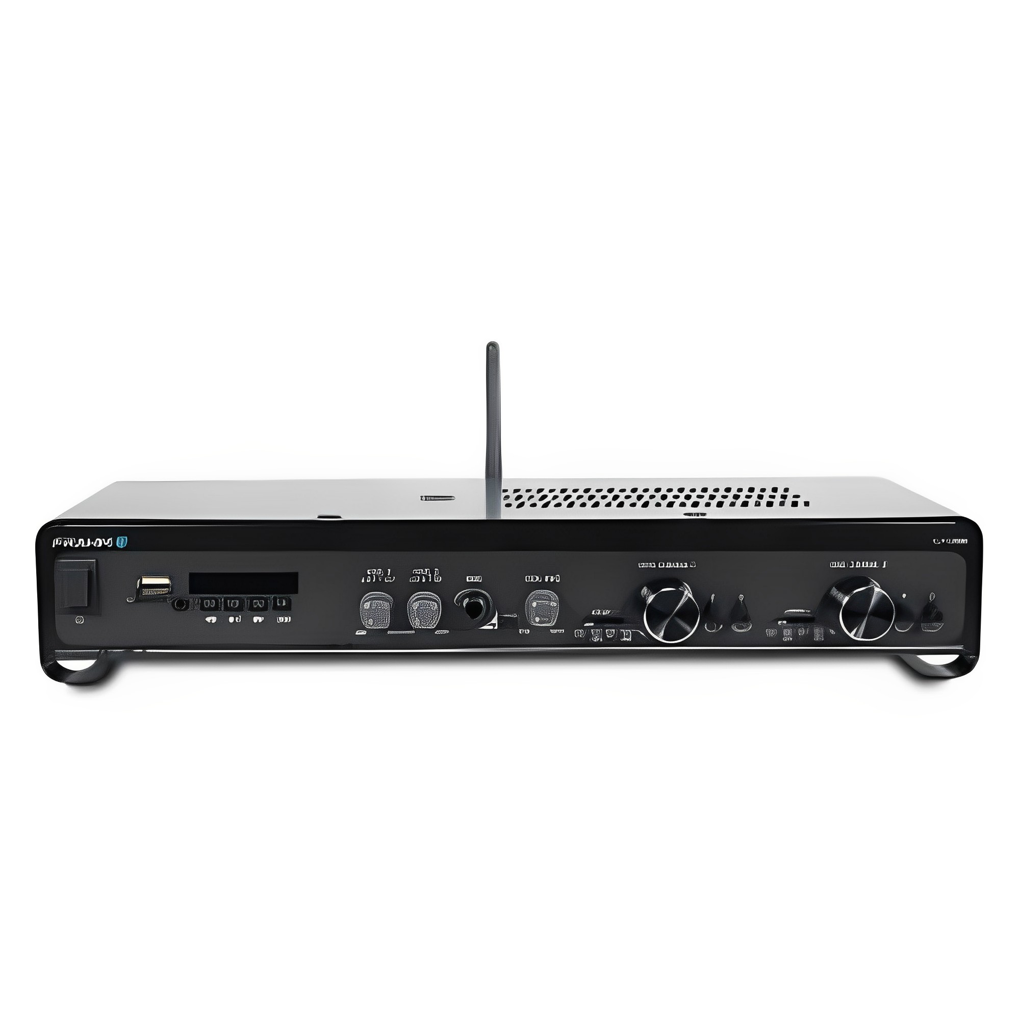 COMP Kit Som Ambiente Frahm Amplificador SLIM 2700 + 4 Arandelas + Subwoofer RD SW10 G2 150W