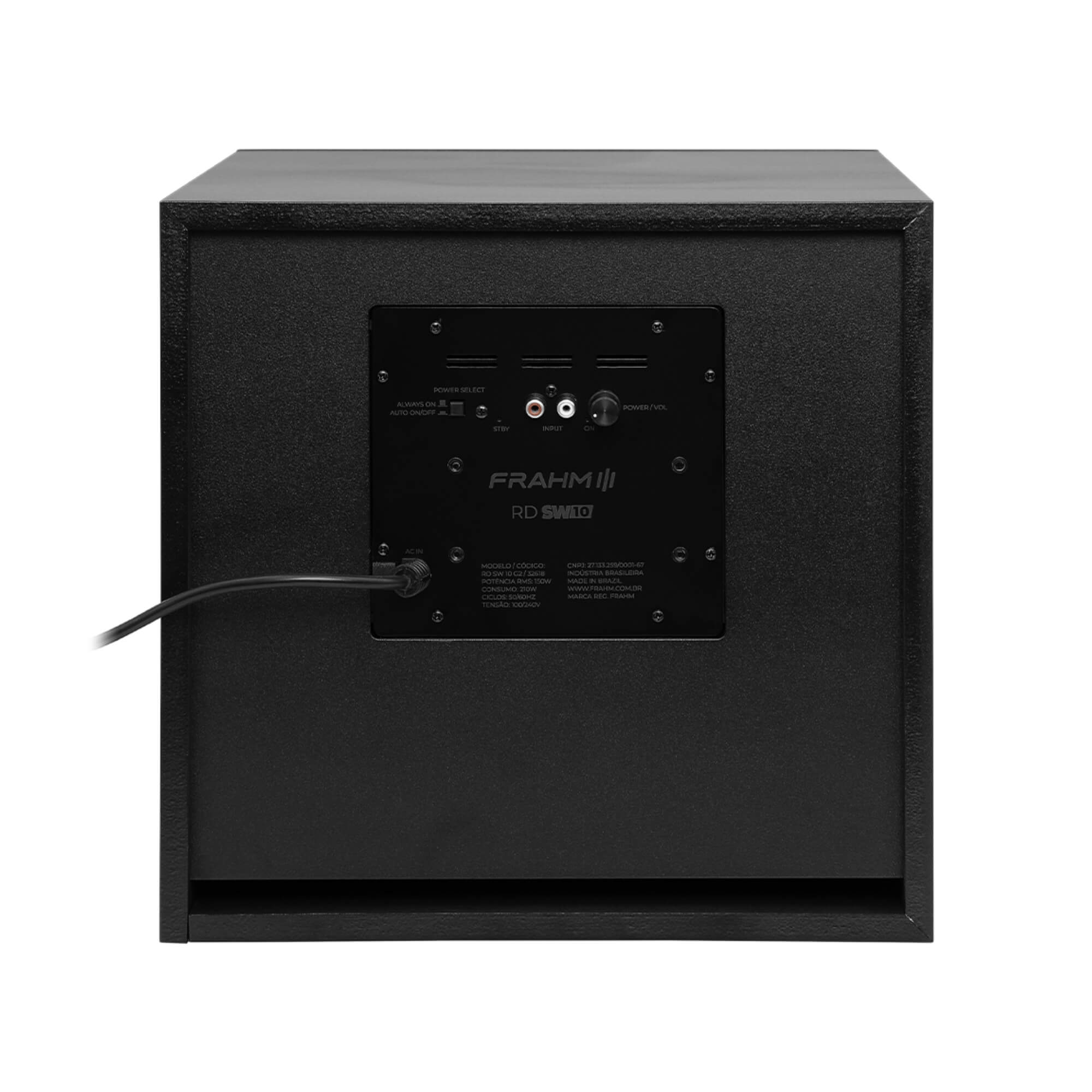 COMP Kit Amplificador Frahm para Ambientes - Amplificador Slim 2200 + Par de Caixas + Subwoofer
