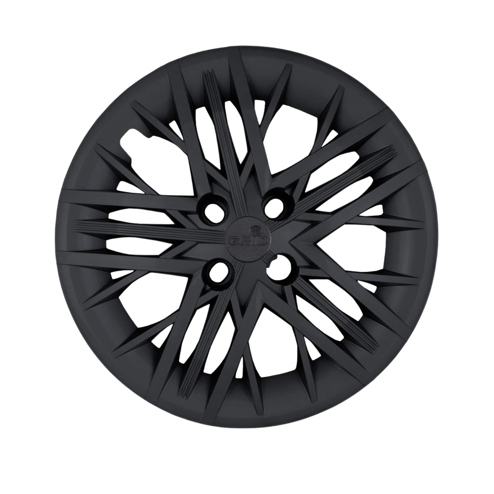 Calota Aro 15" cor Preto Fosco Modelo Cronos 2025/2026 Jogo c/ 4 Calotas Grid - 226CP-POF-E