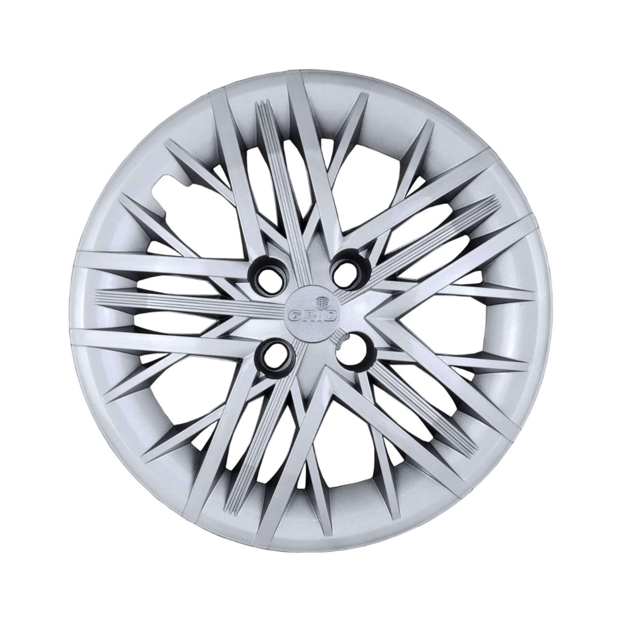 Calota Aro 15" cor Prata Modelo Cronos 2025/2026 Jogo c/ 4 Calotas Grid - 226CP-PTA-E
