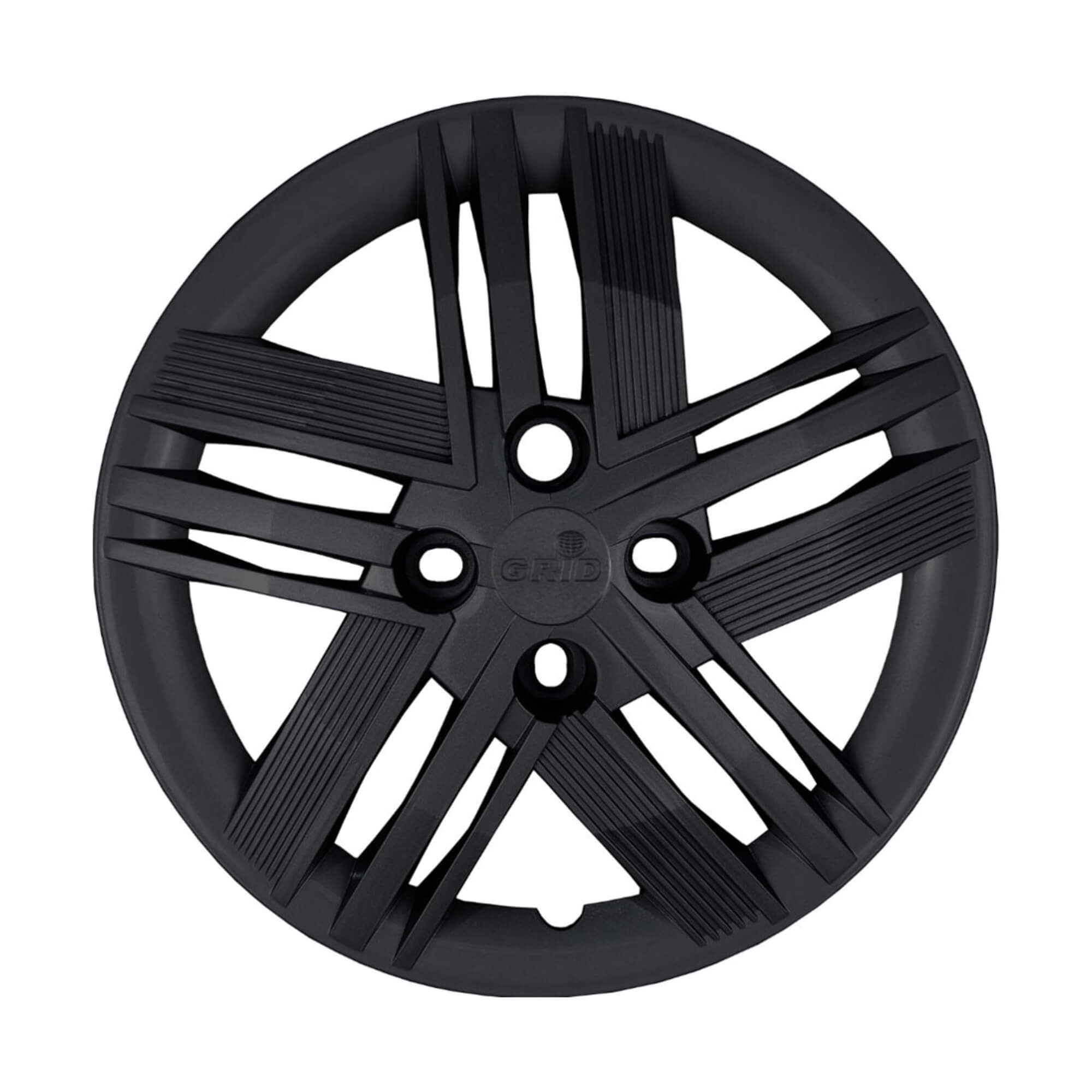 Calota Aro 14" cor Preto Fosco Modelo Mobi/Argo 2026 Jogo c/ 4 Calotas Grid - 232CB-POF-E