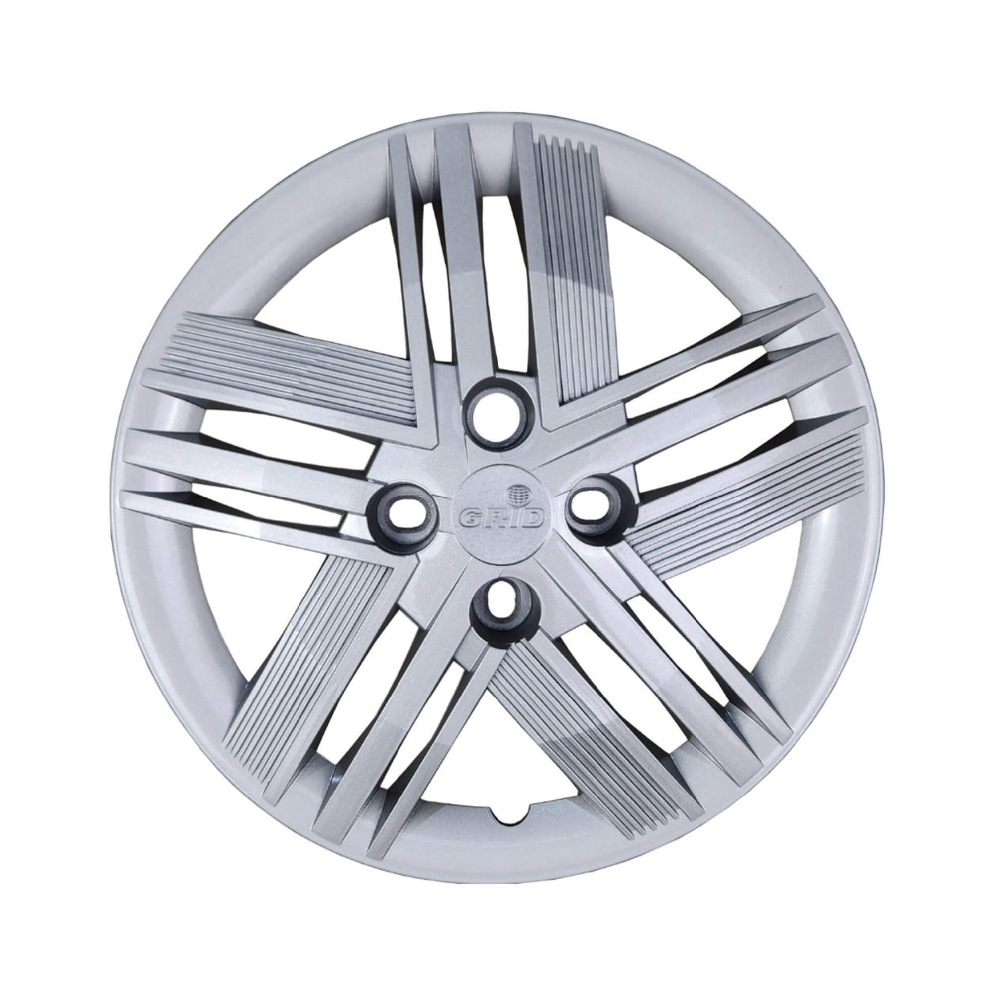 Calota Aro 14" cor Prata Modelo Mobi/Argo 2026 Jogo c/ 4 Calotas Grid - 232CB-PTA-E