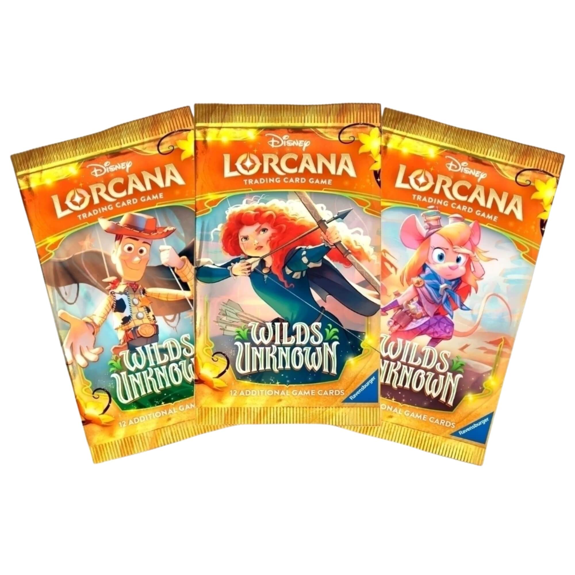 Booster Box Disney Lorcana  Set 12 Wilds Unknow Cards Packs Inglês Display Copag - 83610