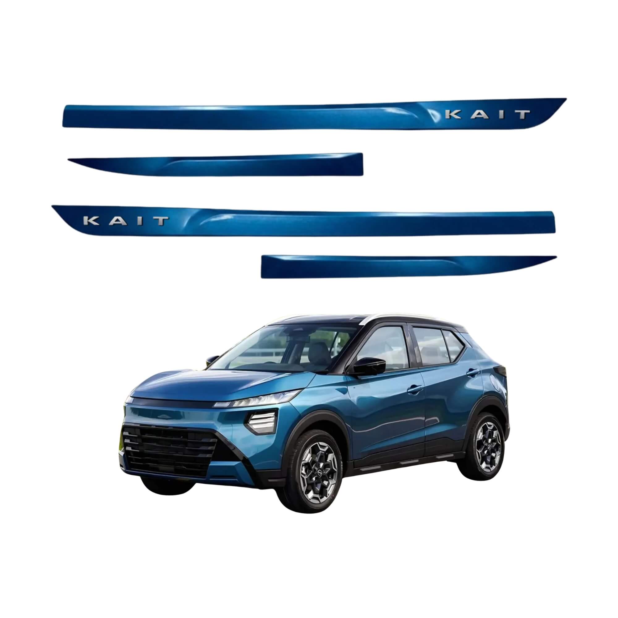 Friso Premium Cromo 4P Kait A partir de 2026 4 Peças Azul Oceano Grid - PC4194-AZL