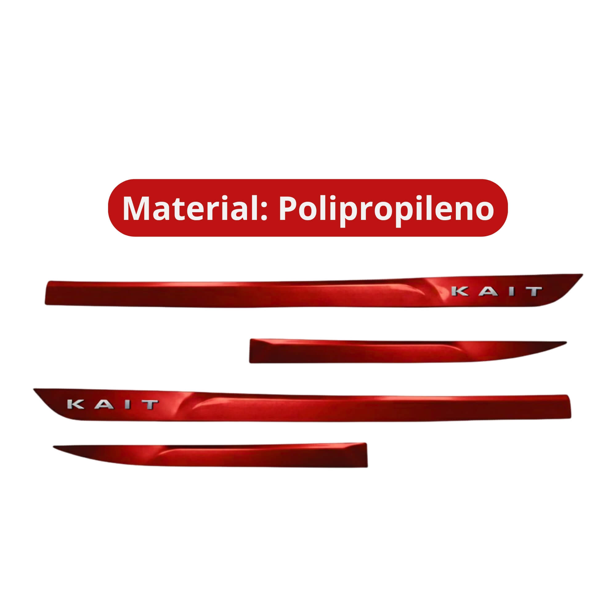 Friso Premium Cromo 4P Kait A partir de 2026 4 Peças Vermelho Malbec Grid - PC4199-VEM