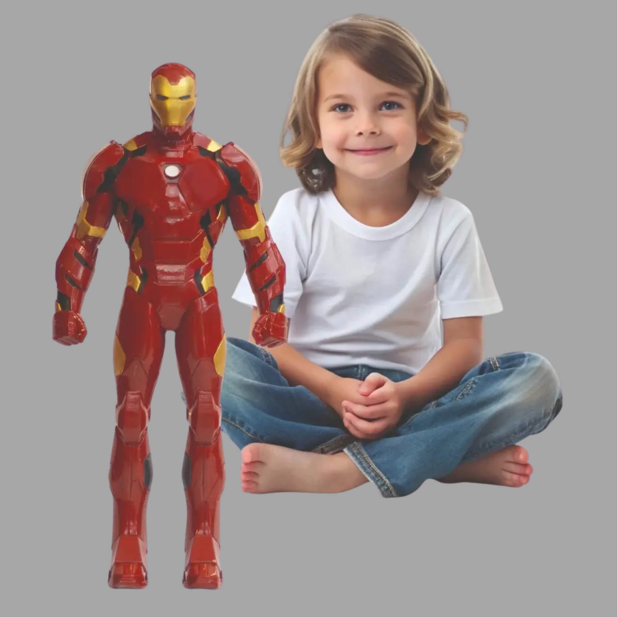 Boneco Homem de Ferro Extreme 45cm Articulado Mimo Toys - 1133