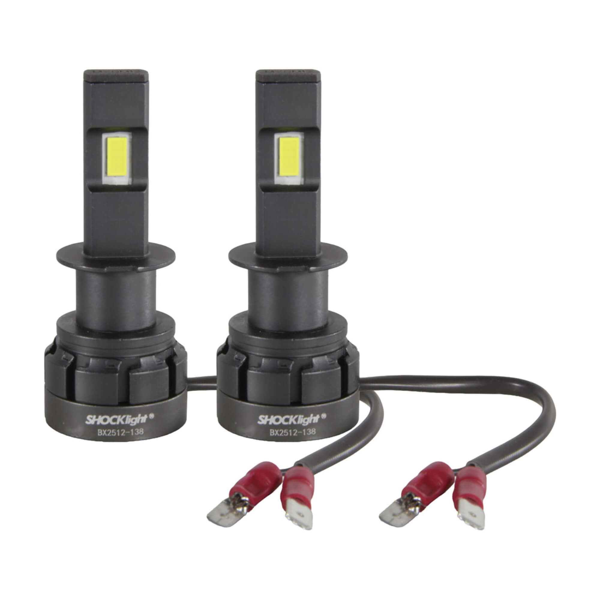 Par de Lâmpadas LED S14 Ultra Nano H3 6000K 5000 Lumens 12V Shocklight - SLL-140003U