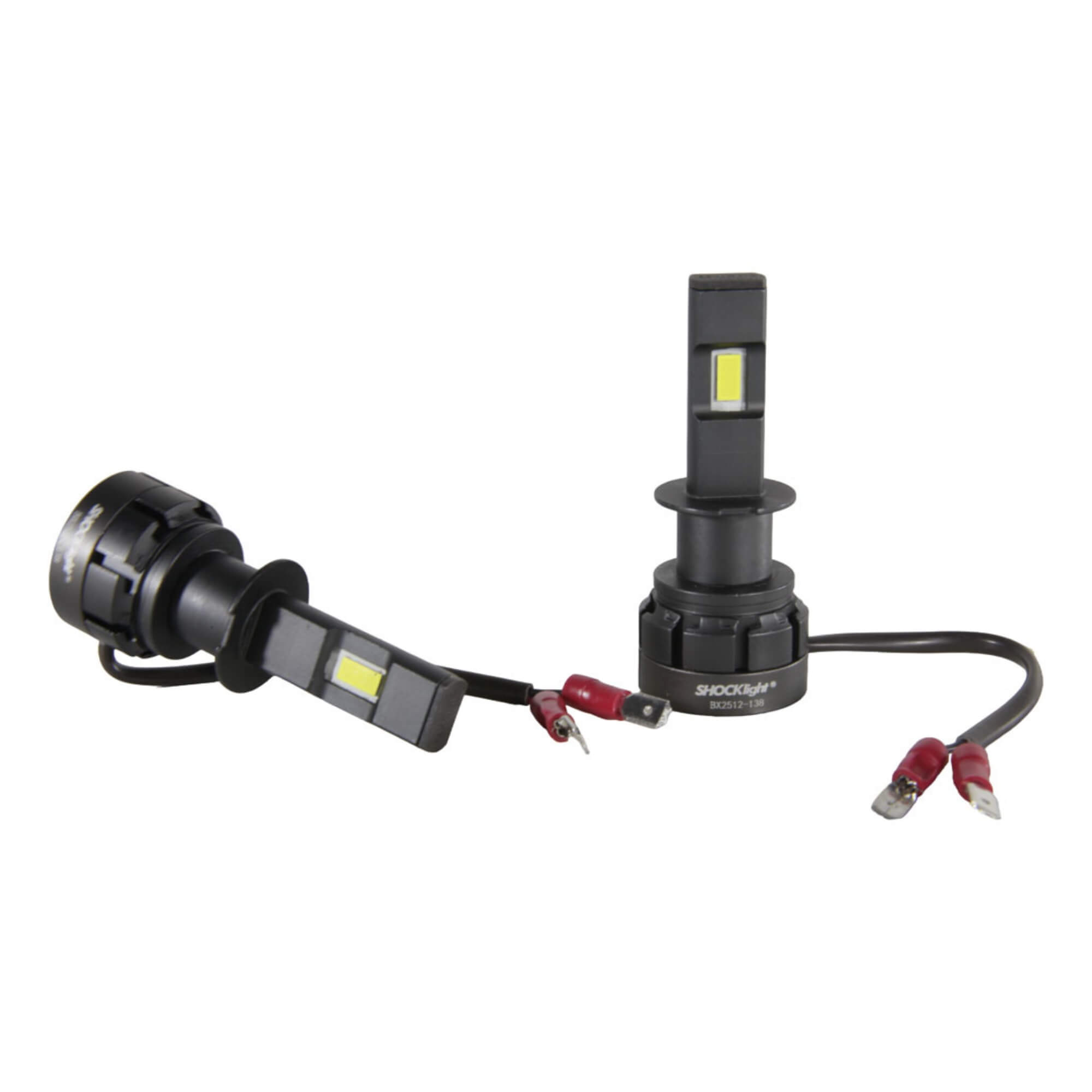 Par de Lâmpadas LED S14 Ultra Nano H3 6000K 5000 Lumens 12V Shocklight - SLL-140003U