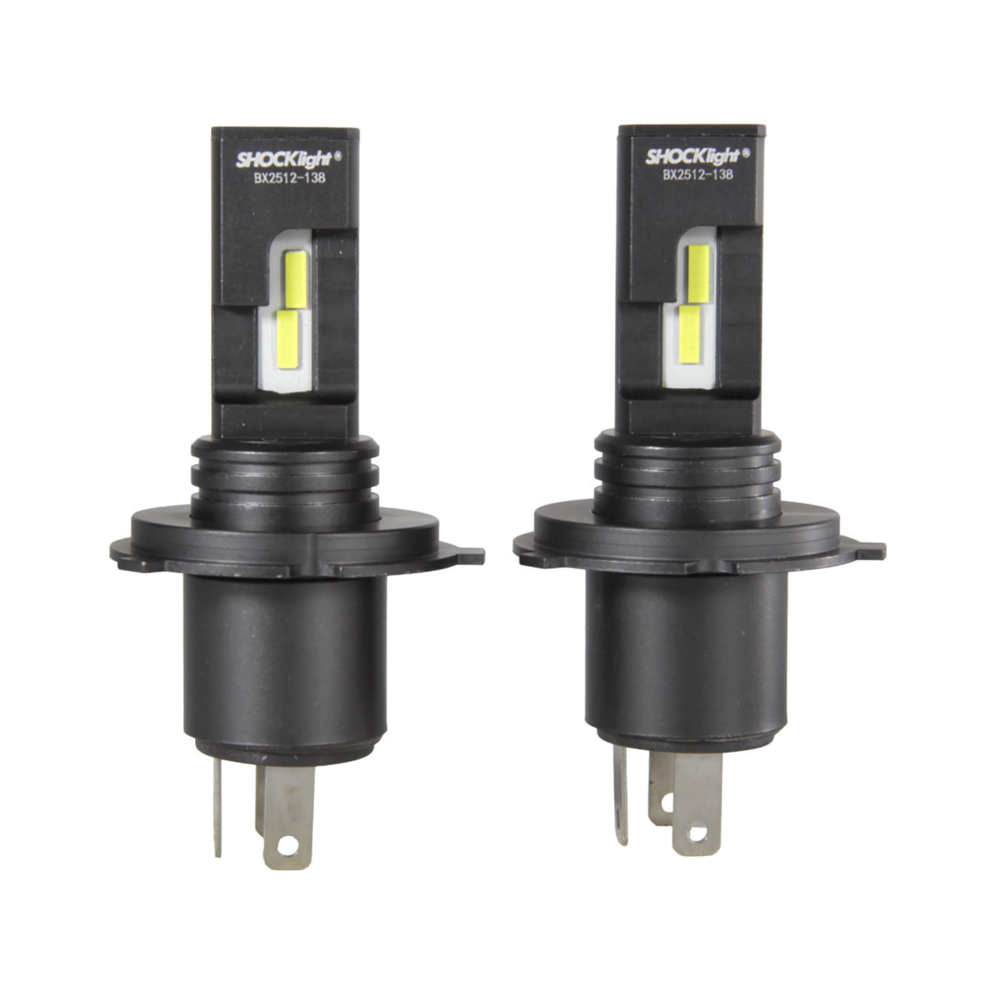 Par de Lâmpadas Led S14 Ultra Nano H4 6000K 5000 Lumens 12V Shocklight - SLL-140004U