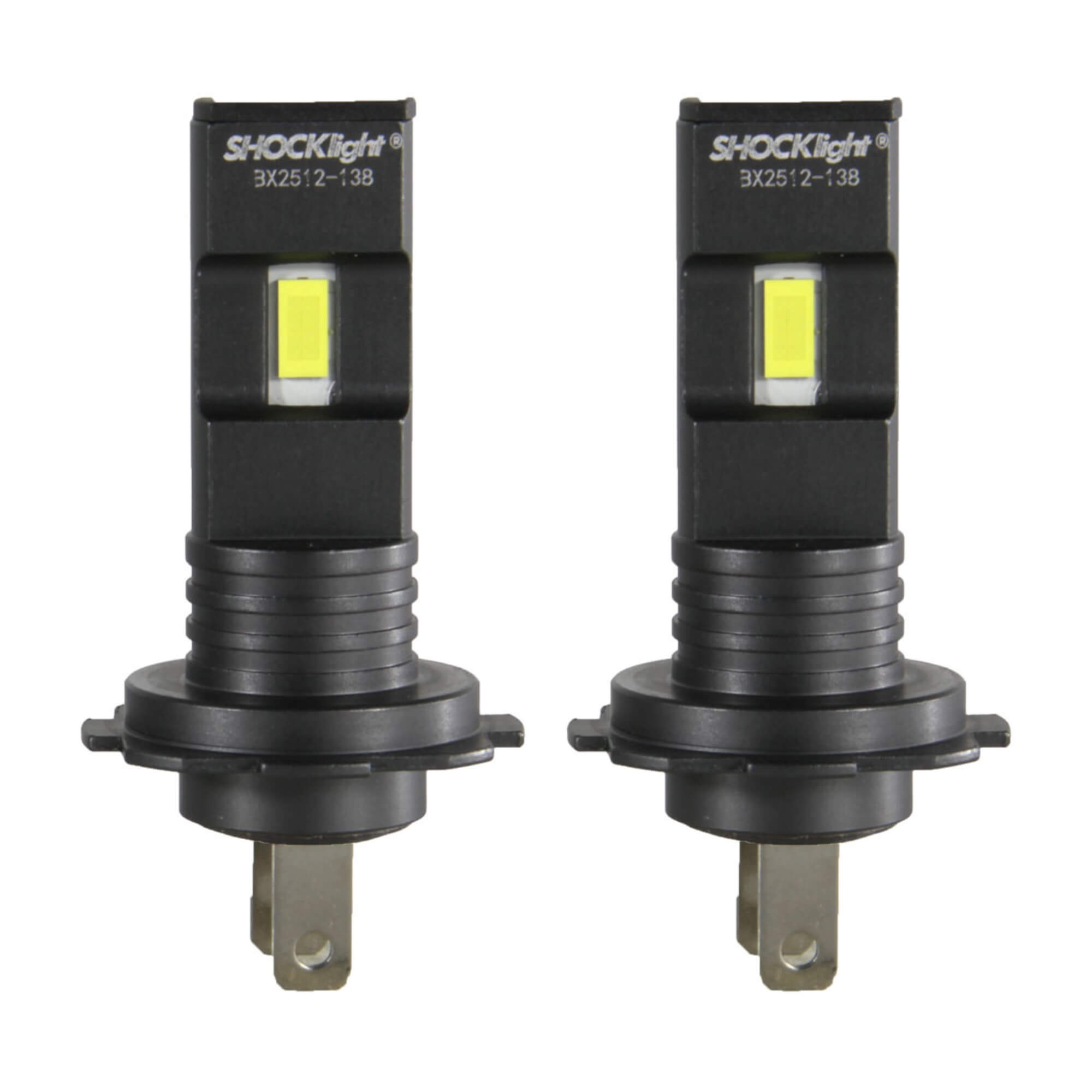 Par de Lâmpadas Led S14 Ultra Nano H7 6000K 5000 Lumens 12V Shocklight - SLL-140007U