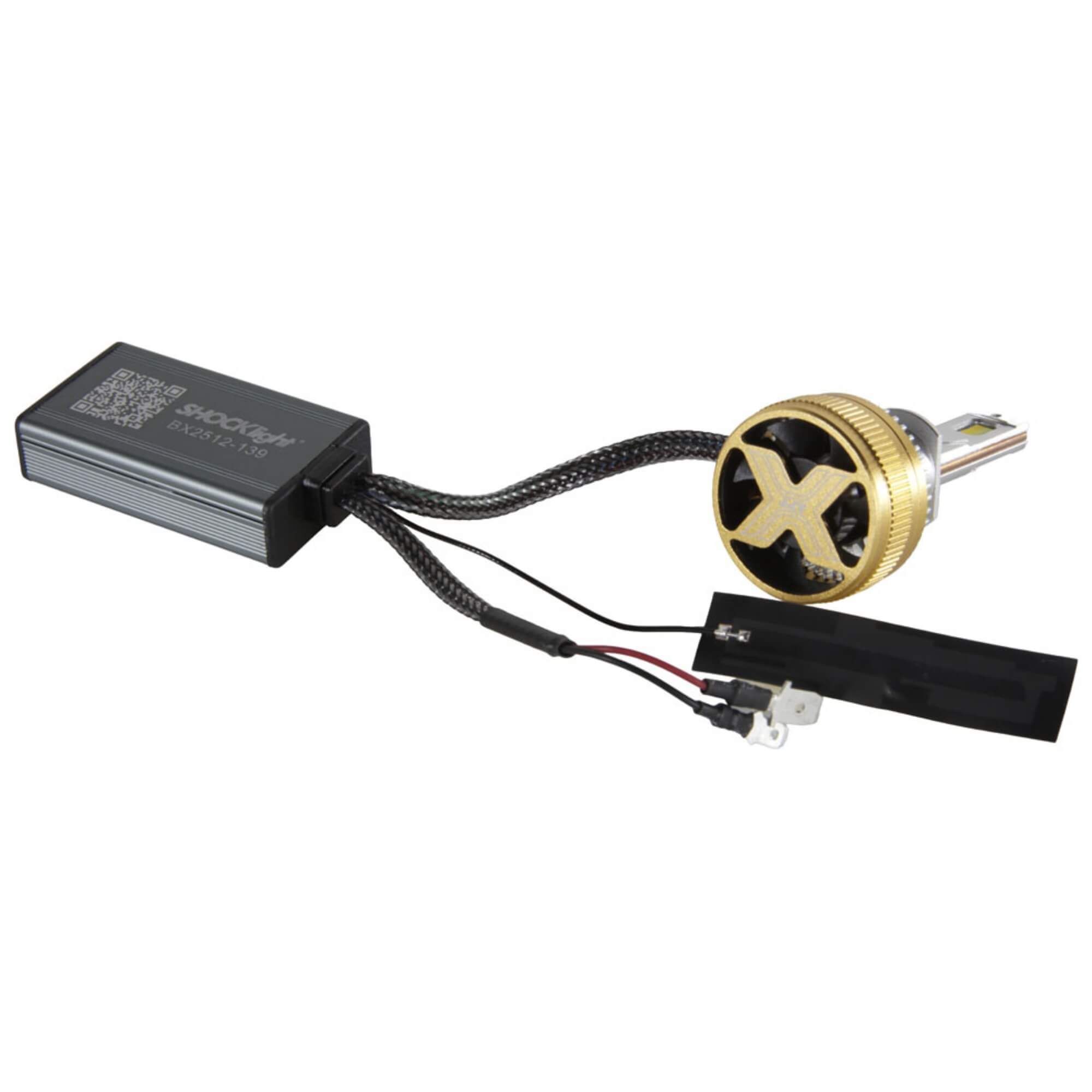 Par de Lâmpadas Ultraled A.I. H1 3000K~8000K 5000LM 12V Shocklight - SLL-H1-AI