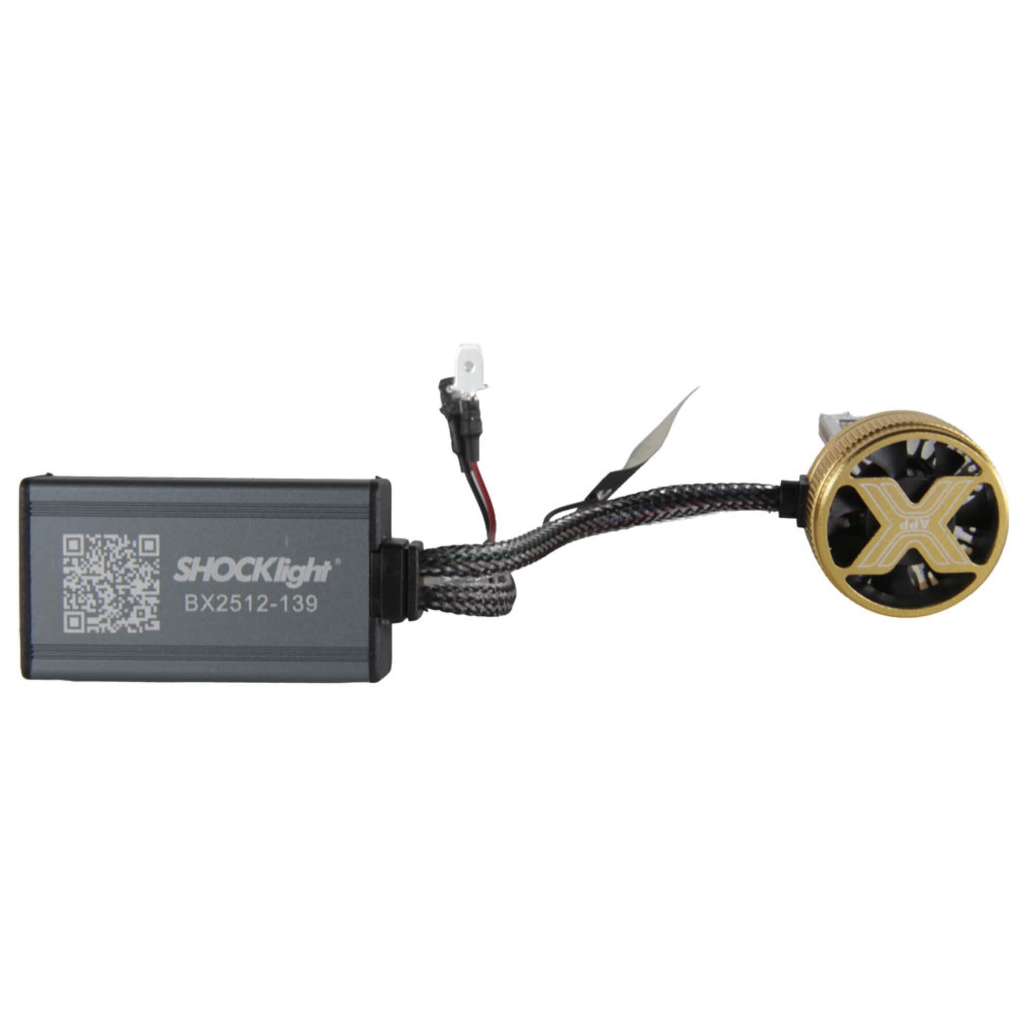 Par de Lâmpadas Ultraled A.I. H1 3000K~8000K 5000LM 12V Shocklight - SLL-H1-AI