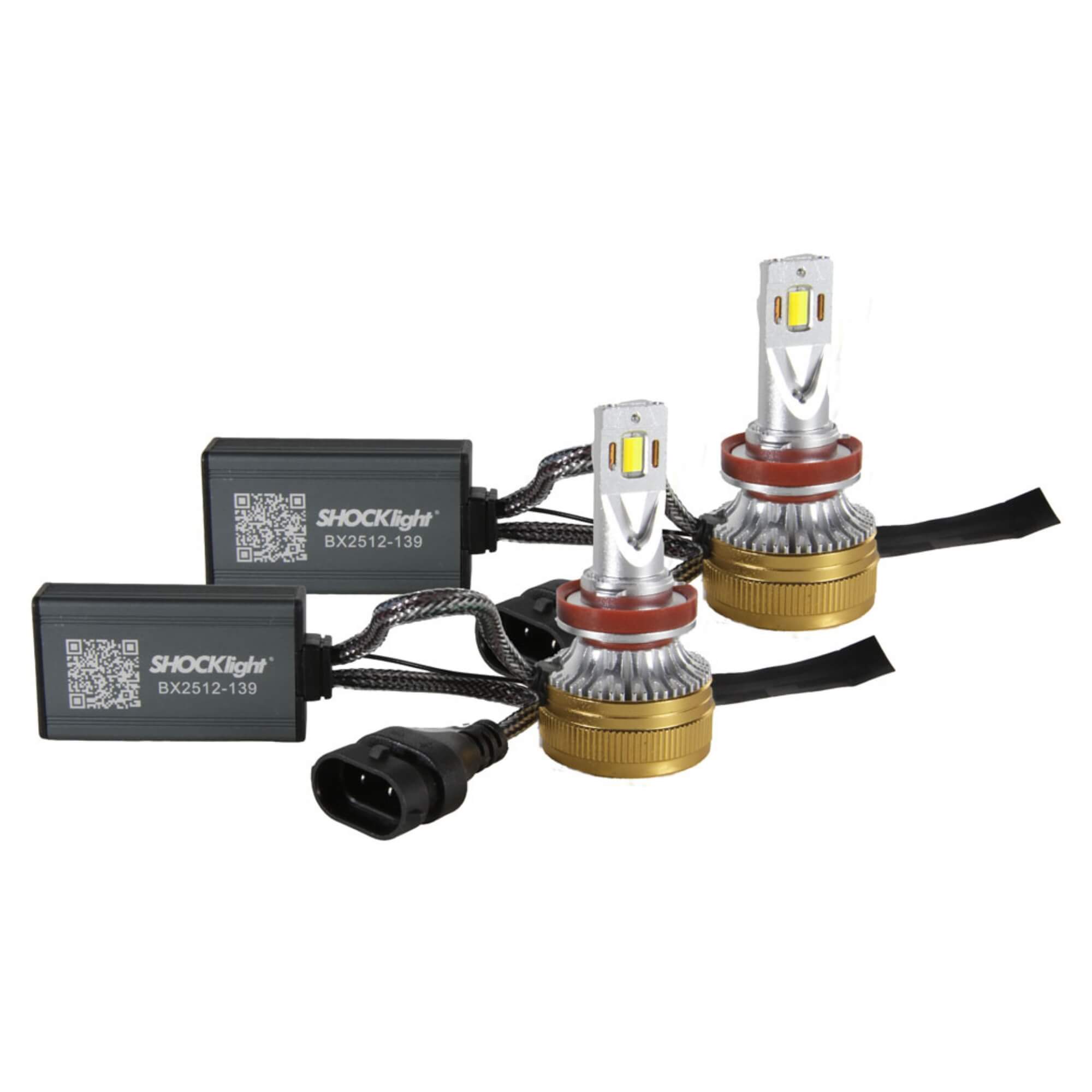 Par de Lâmpadas Ultraled A.I. H11 3000K~8000K 5000LM 12V Shocklight - SLL-H11-AI