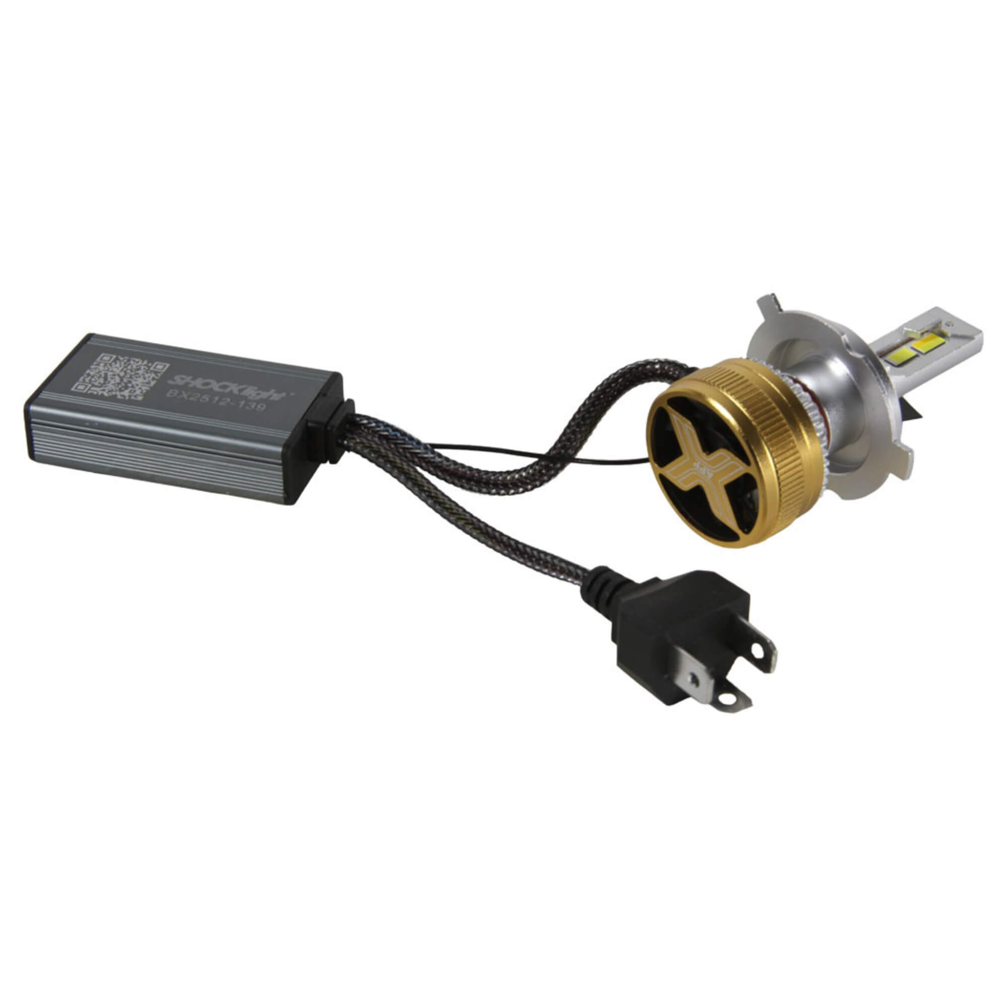 Par de Lâmpadas Ultraled A.I. H4 3000K~8000K 5000LM 12V Shocklight - SLL-H4-AI