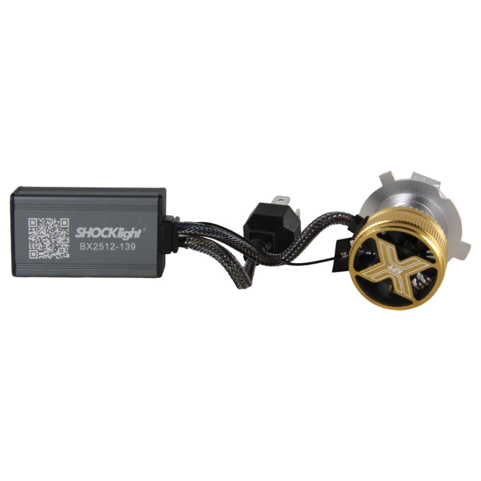 Par de Lâmpadas Ultraled A.I. H4 3000K~8000K 5000LM 12V Shocklight - SLL-H4-AI