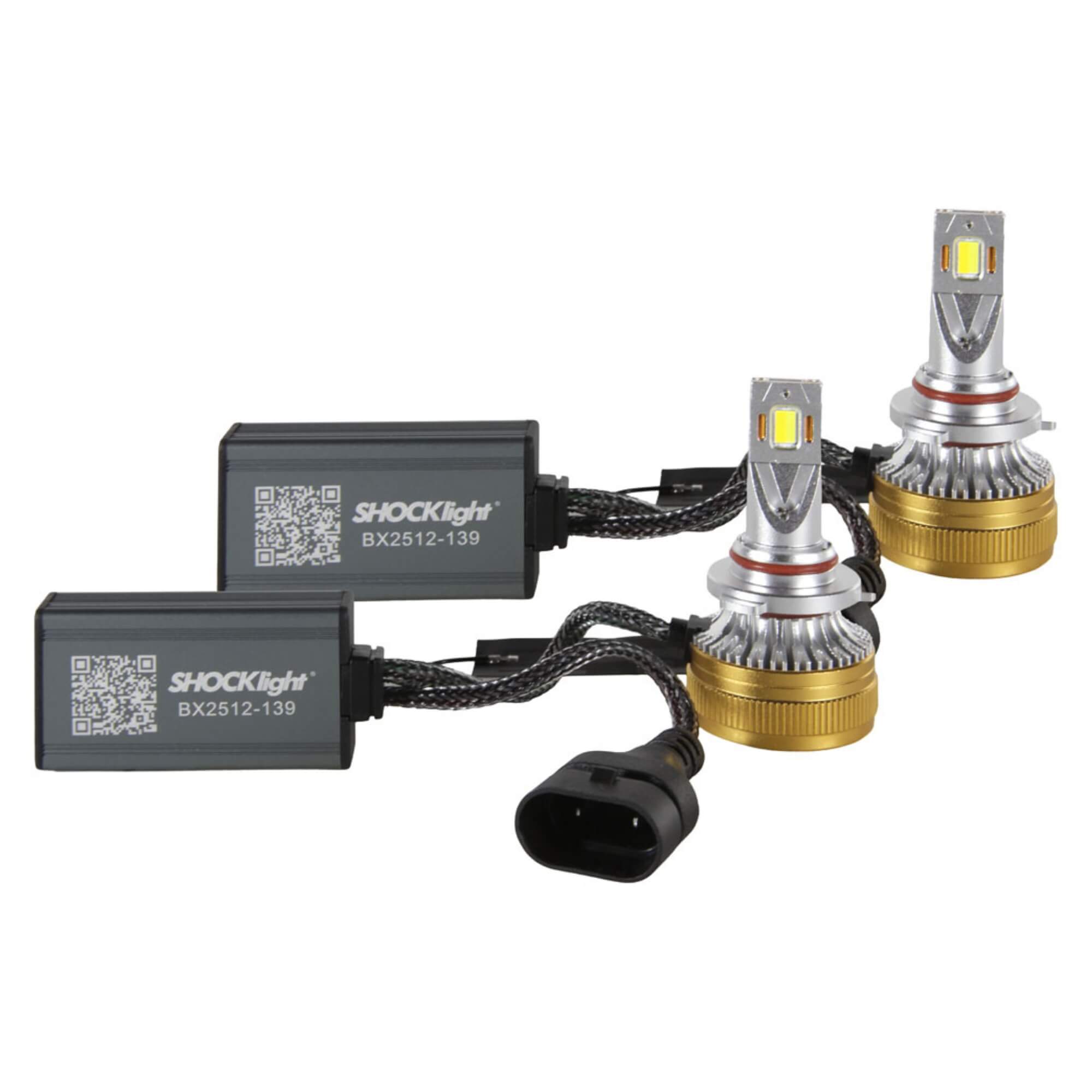 Par de Lâmpadas Ultraled A.I. HB3/9005 3000K~8000K 5000LM 12V Shocklight - SLL-HB3-AI