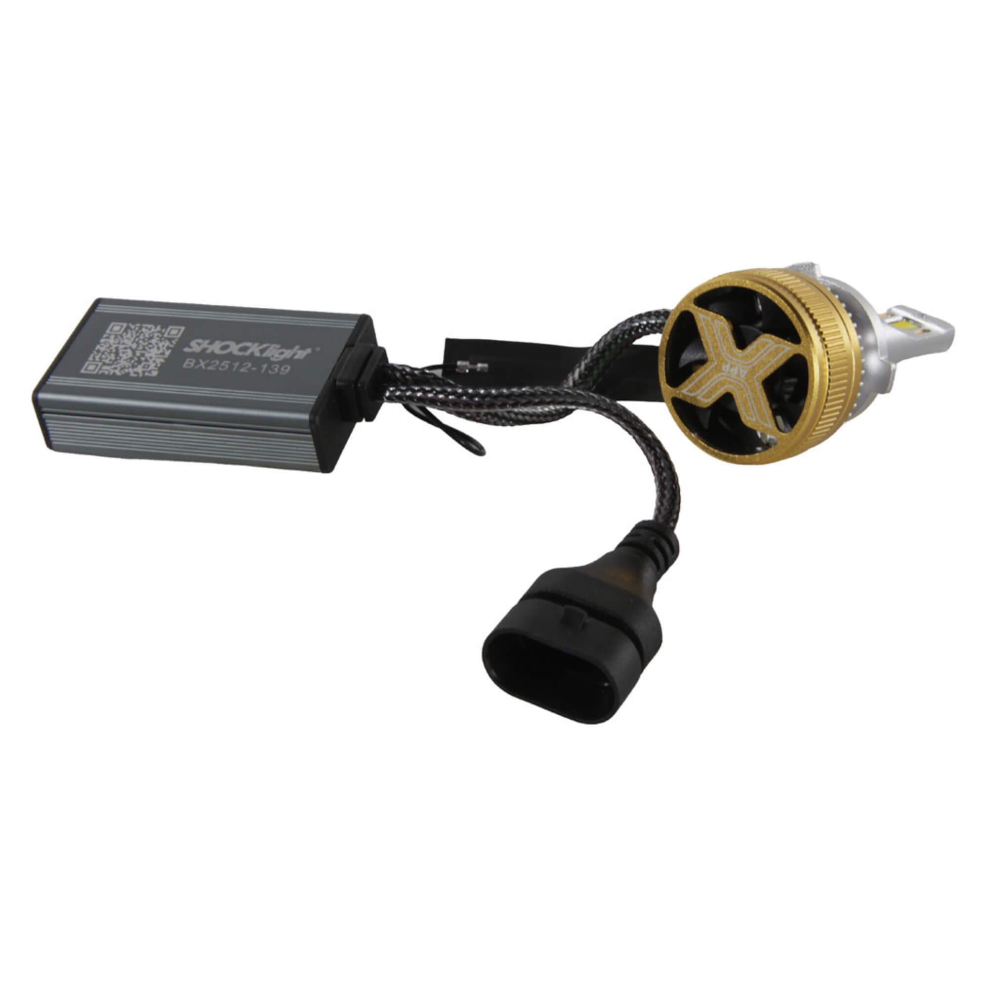 Par de Lâmpadas Ultraled A.I. HB3/9005 3000K~8000K 5000LM 12V Shocklight - SLL-HB3-AI