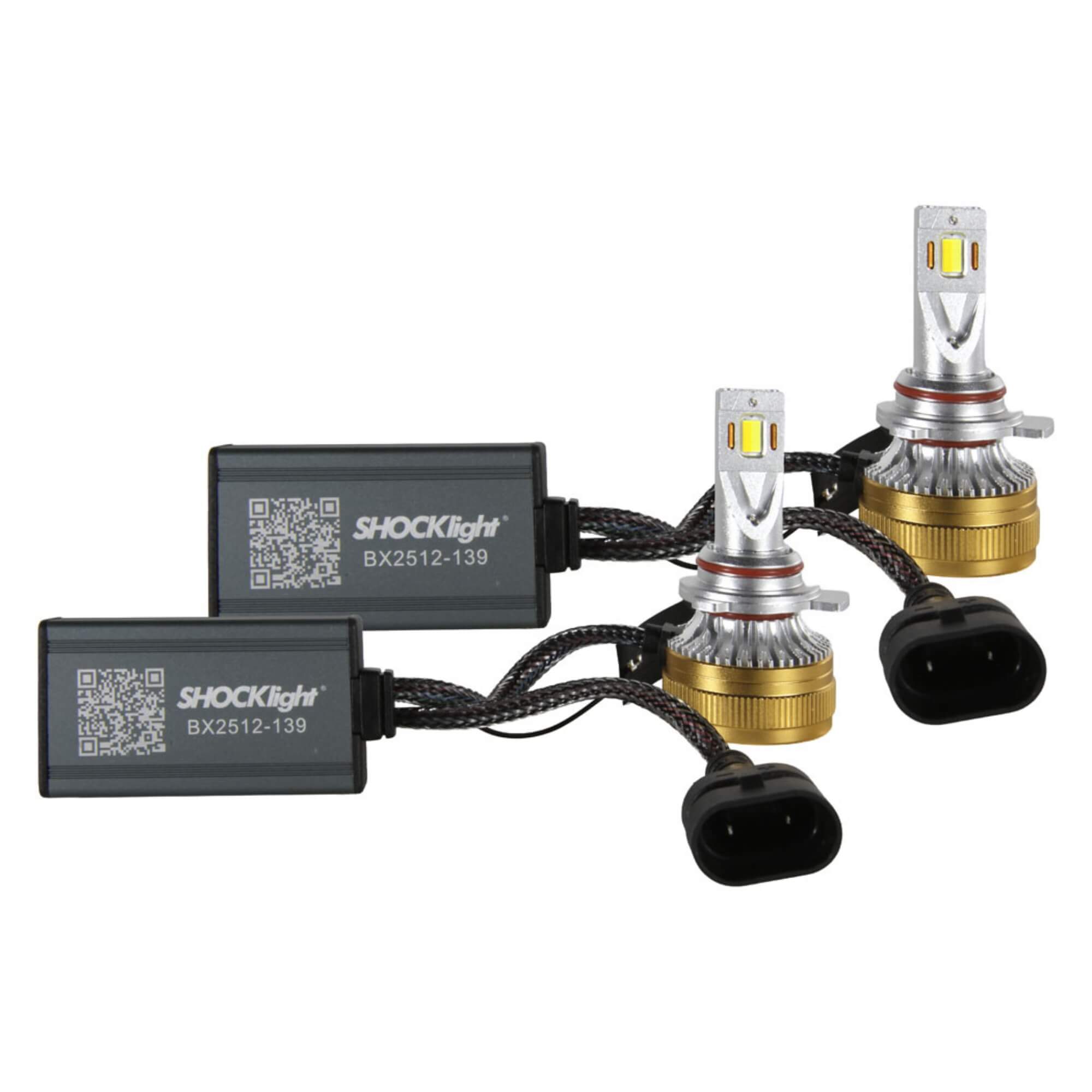 Par de Lâmpadas Ultraled A.I. HIR2/9012 3000K~8000K 5000LM 12V Shocklight - SLL-HIR2-AI