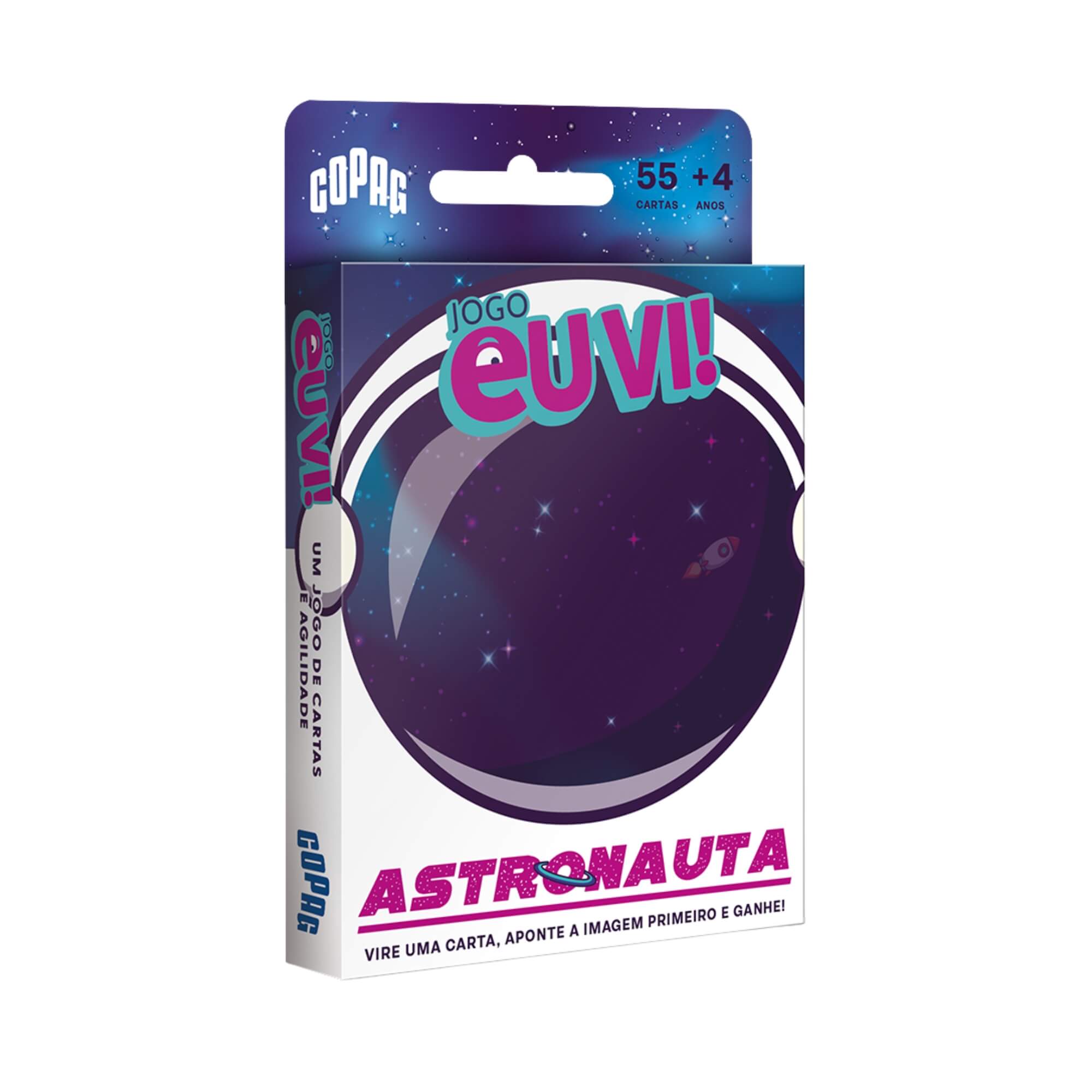 Jogo Eu Vi! Astronauta c/ 55 cartas Copag - 37489