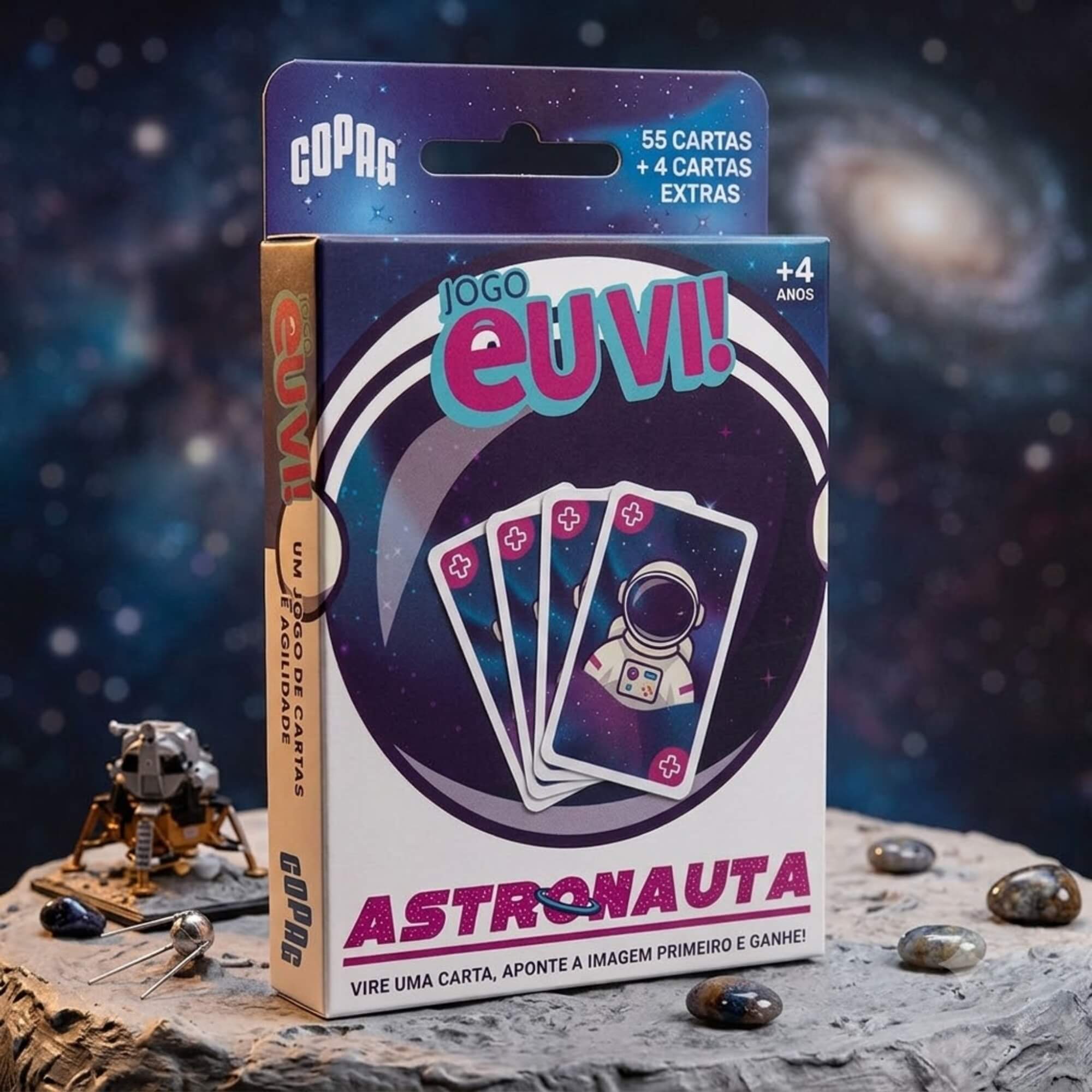 Jogo Eu Vi! Astronauta c/ 55 cartas Copag - 37489
