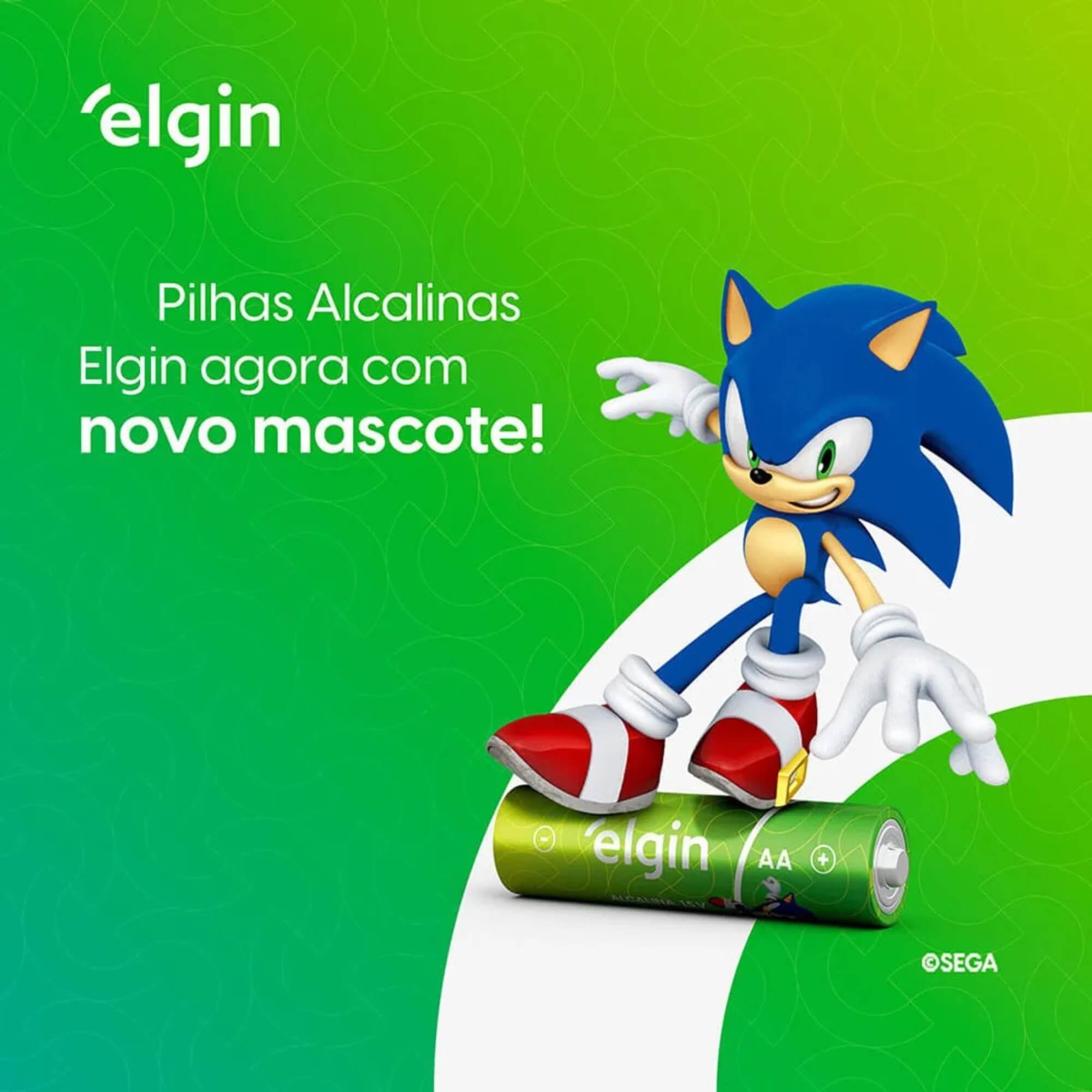 COMP Kit 5 Blister com 4 Unidades de Pilhas Alcalinas AA Comum - Elgin