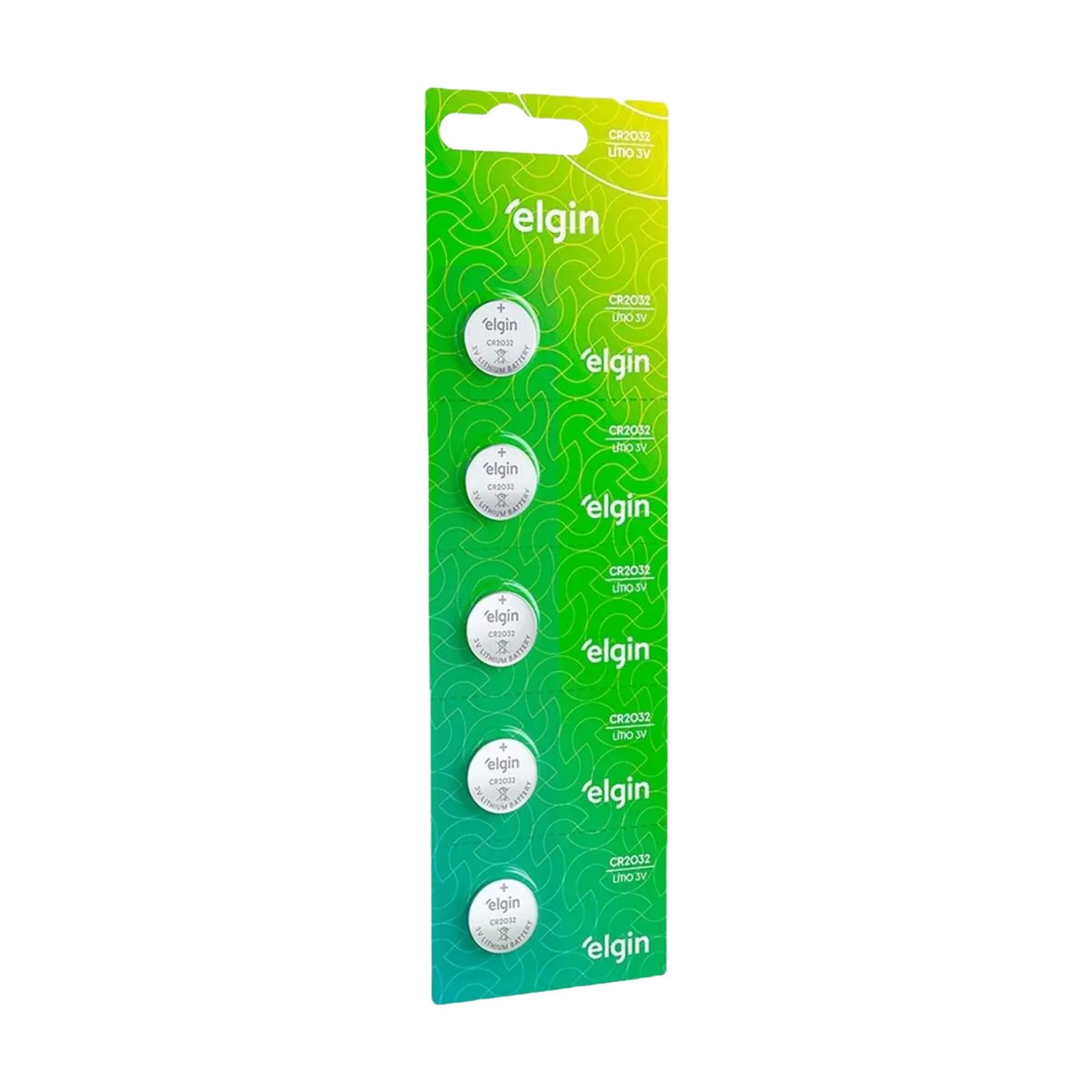 COMP Kit 10 cartelas de Bateria de Lítio CR2032 - Cartela com 5 Unidades Elgin