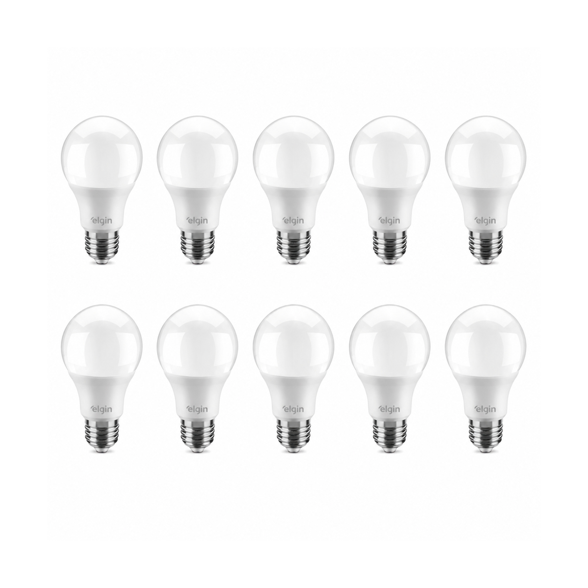 COMP Kit 10 Lâmpadas Led 12W 6.500K Bivolt Elgin - 48BLED2F12YU