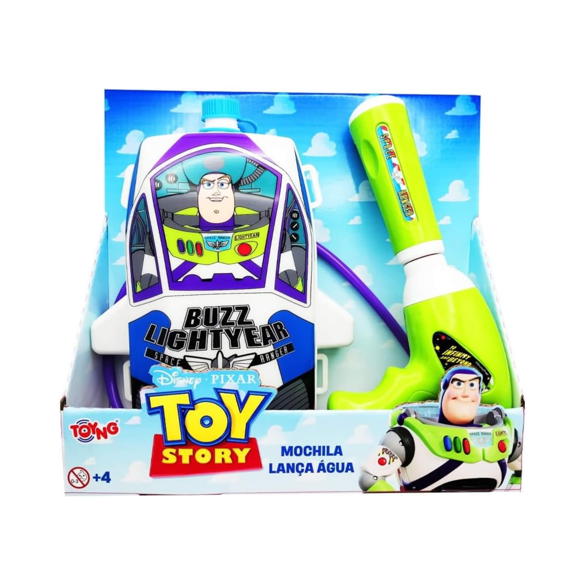 Brinquedo Mochila Lança Água Toy Story Buzz Toyng - 059784
