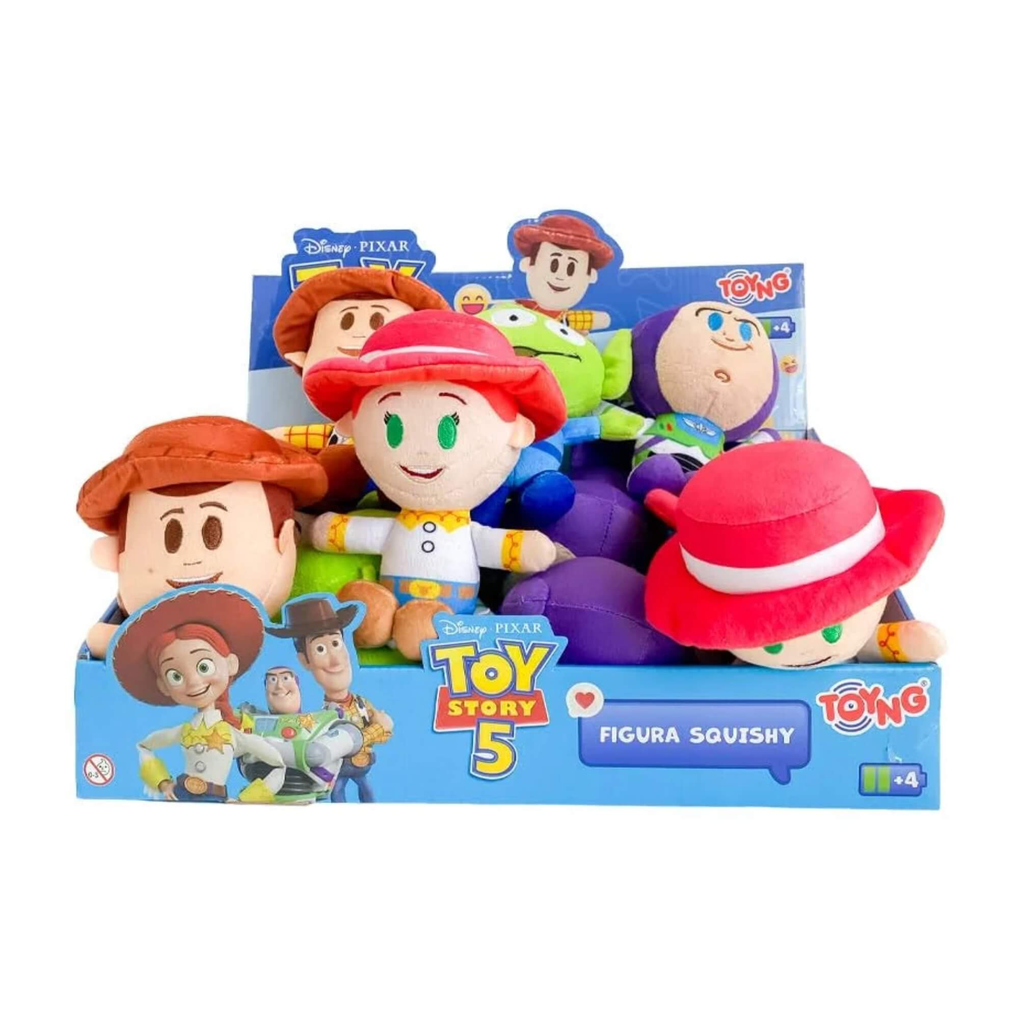 Boneco de Pelúcia Personagens Disney Toy Story Sortido e Unitário Toyng - 059982