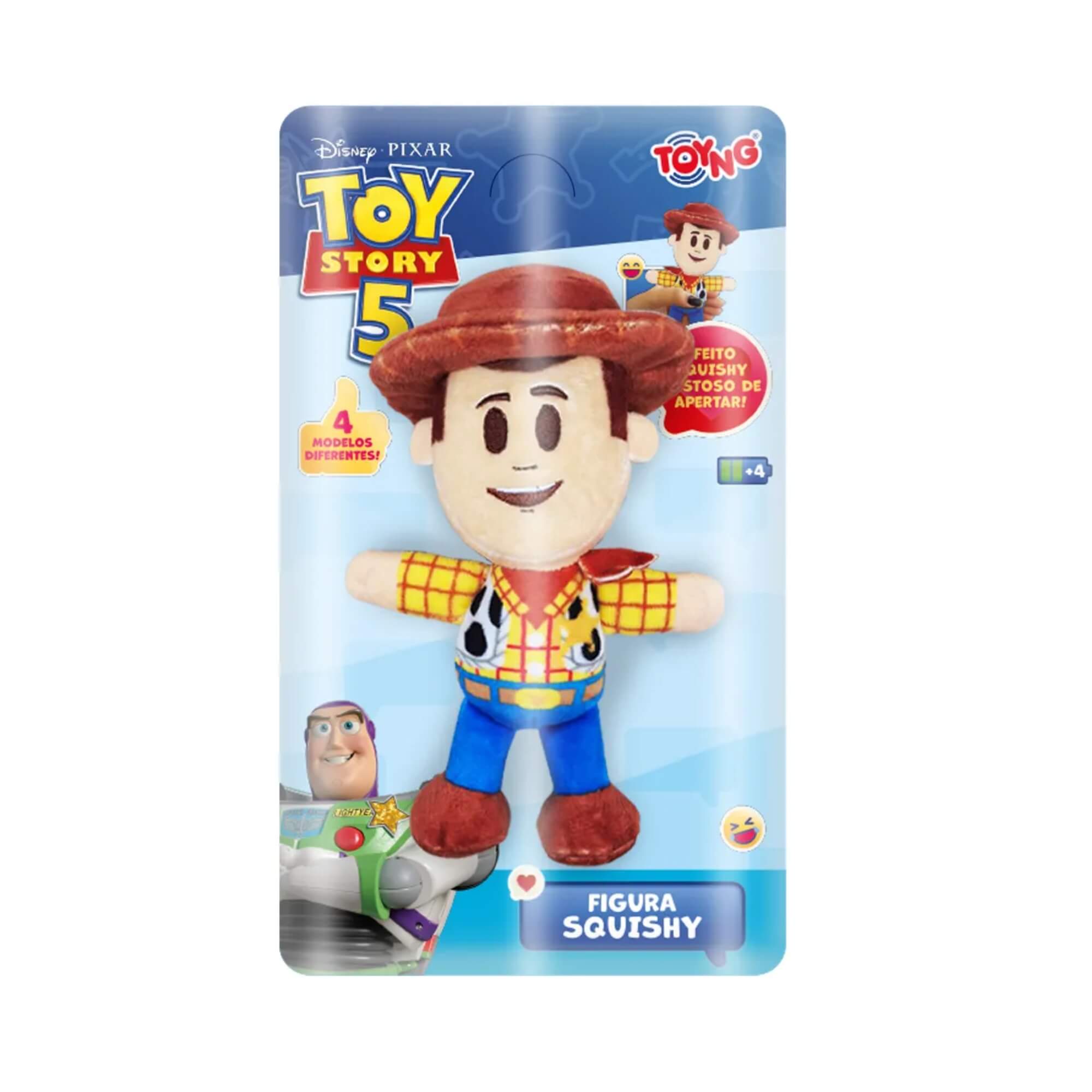 Boneco de Pelúcia Personagens Disney Toy Story Sortido e Unitário Toyng - 059982