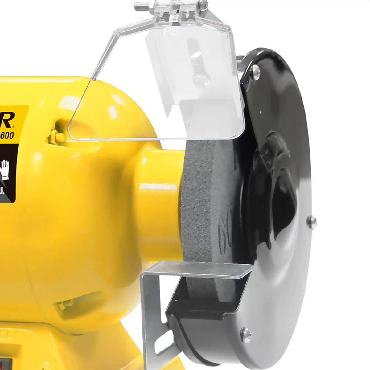 Moto Esmeril de Bancada Bivolt Hammer 360W 6Pol Base de Apoio Tampas de Segurança Interruptor de Acionamento GYME3600
