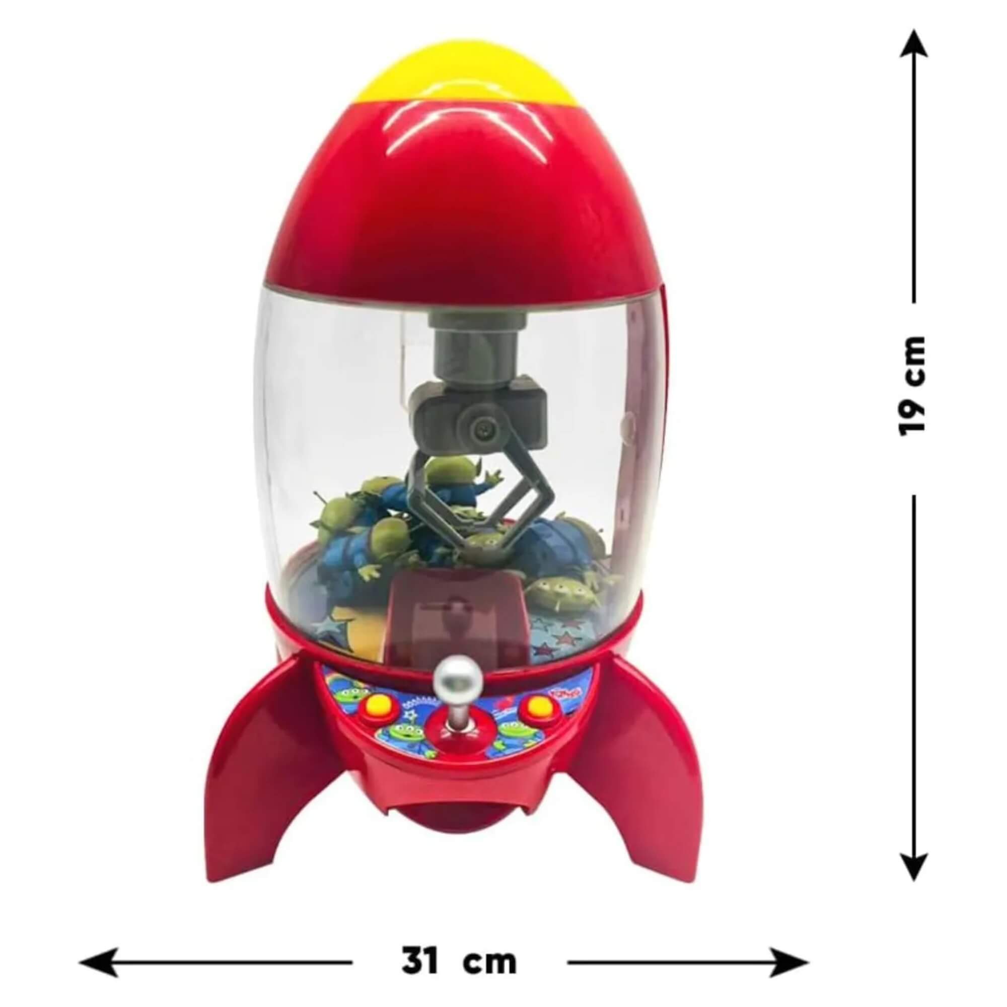 Máquina Foguete c/ Garra Pega Aliens Disney Toy Story 5 Toyng - 061390