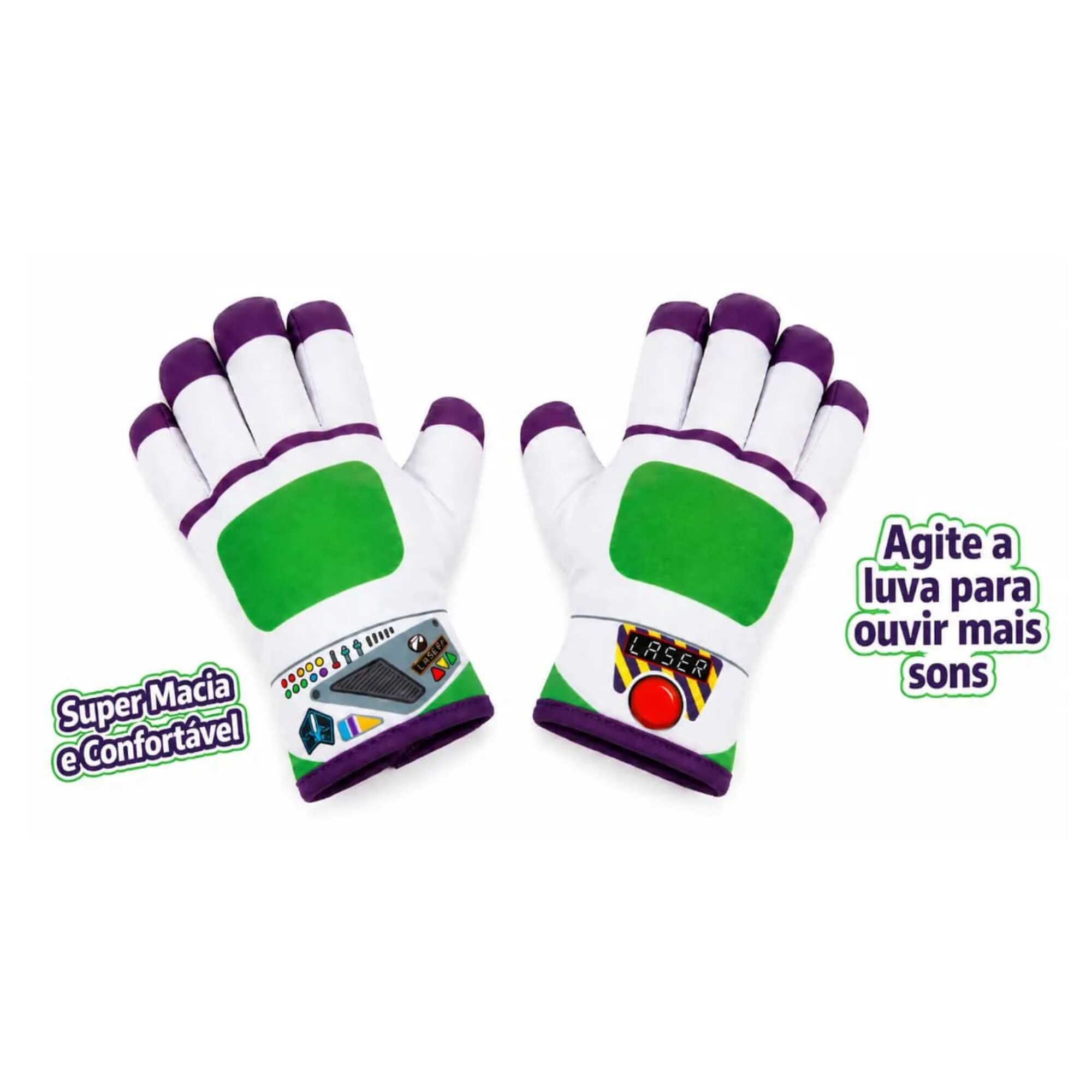 Luva Buzz Lightyear c/ Som Disney Toy Story 5 Toyng - 061401