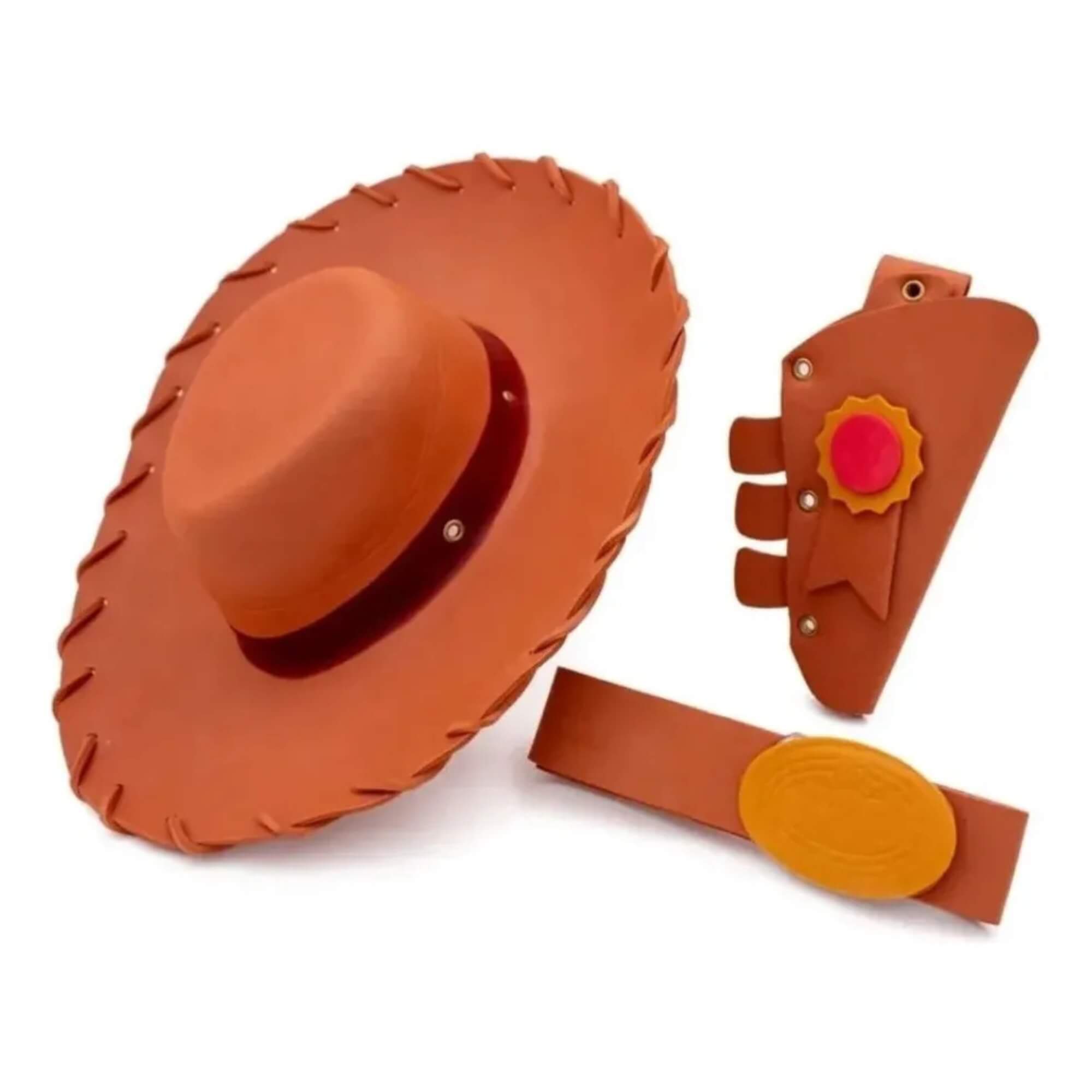 Kit Xerife Acessórios Woody Disney Toy Story 5 Toyng - 061544