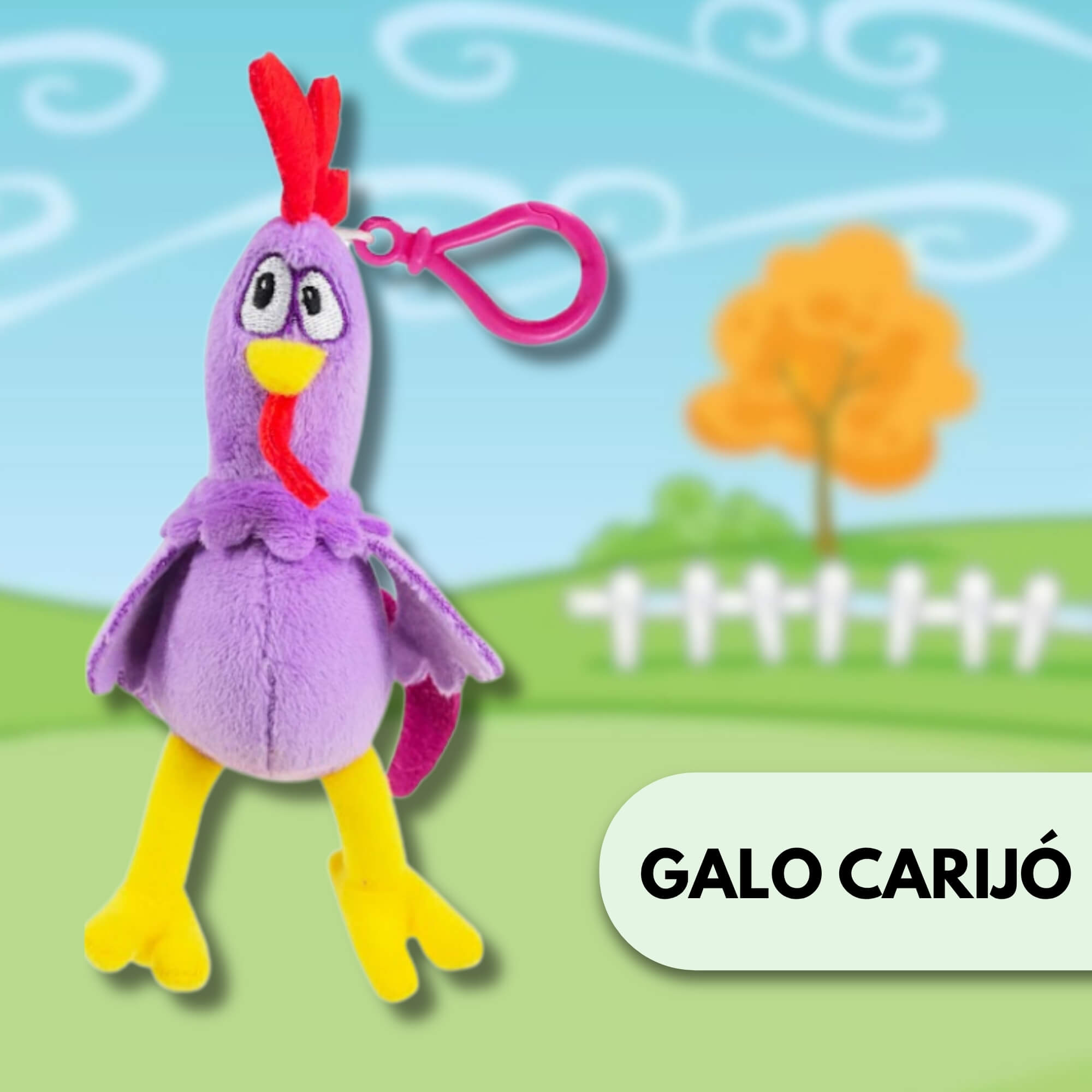 Chaveiro Clip On Personagens Galinha Pintadinha Sortido e Unitário Toyng - 065581