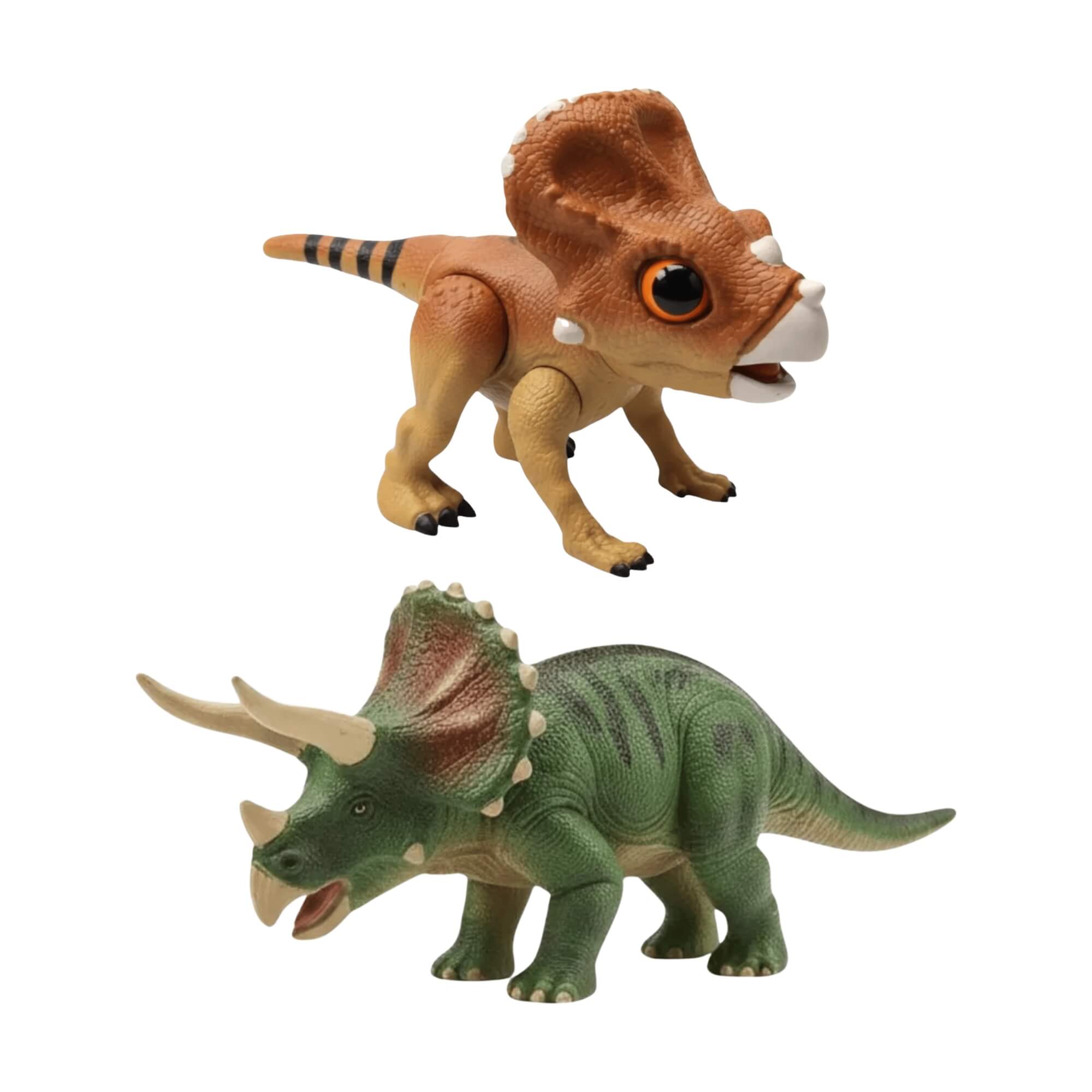COMP Kit Dinossauros Dolores e Triceratops 30cm Jurassic World Mimo Toys