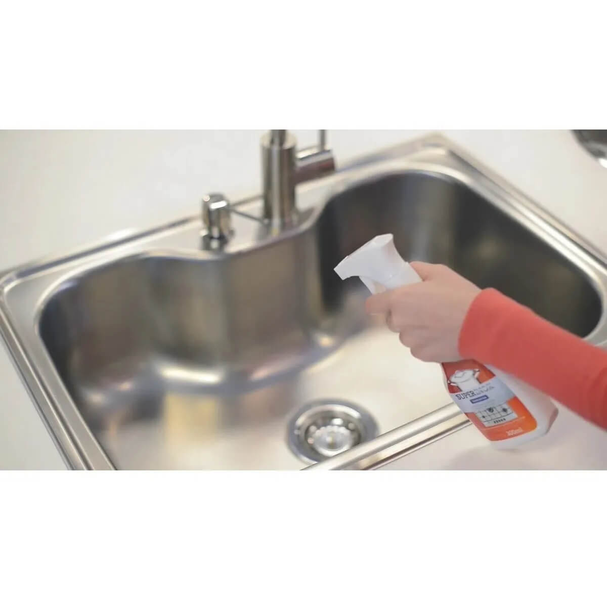 COMP Kit para Polir e Remover Manchas em Aço Inox Spray + Pasta
