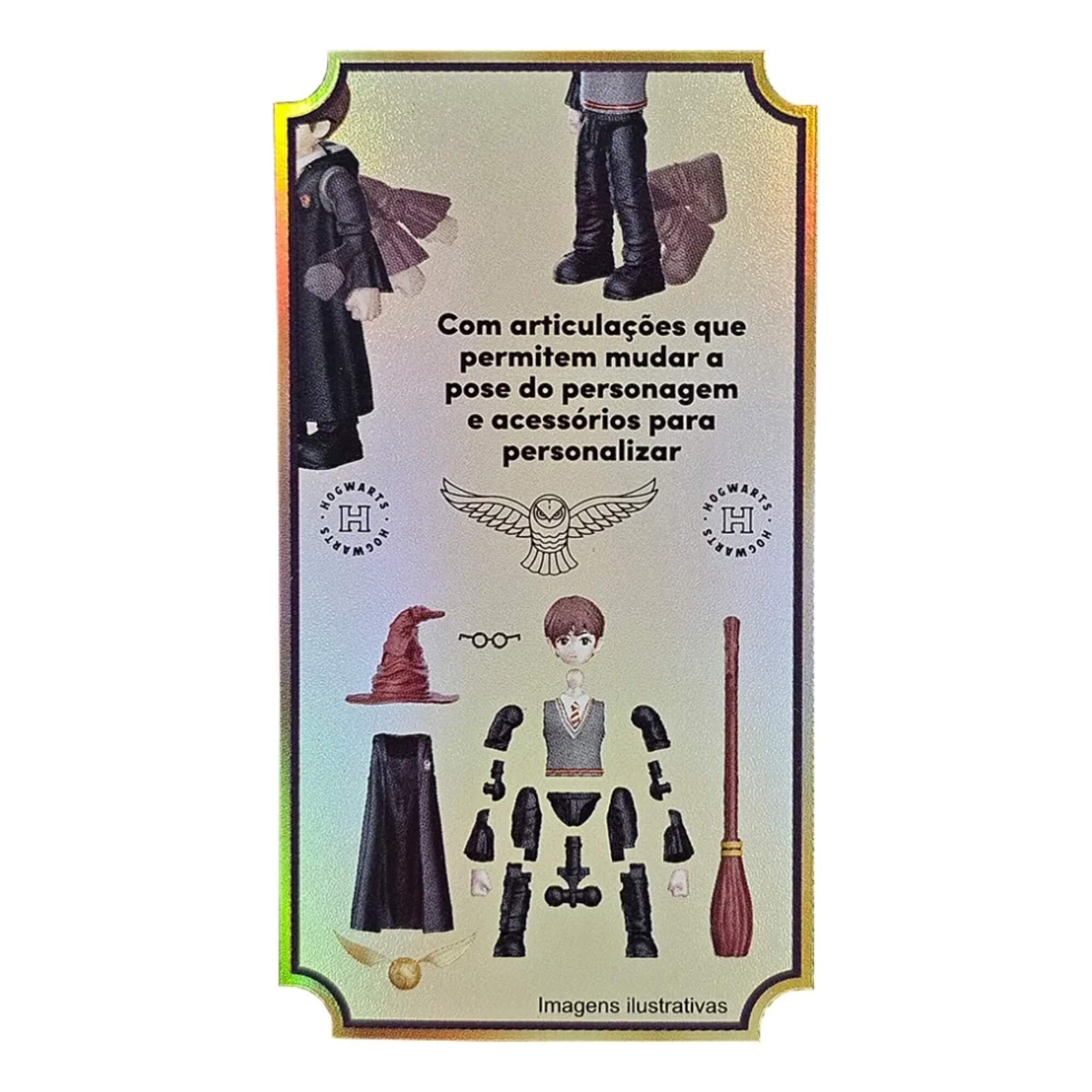 Boneco Harry Potter Masterpiece Articulado Colecionável Lider - 3822
