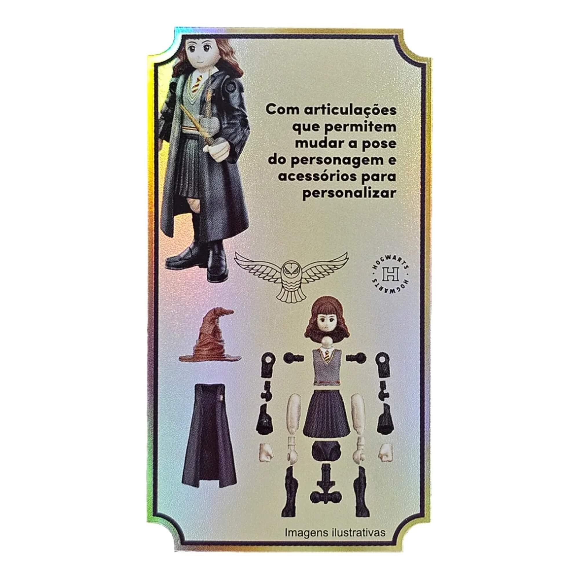 Boneca Hermione Harry Potter Masterpiece Articulada Lider - 3823