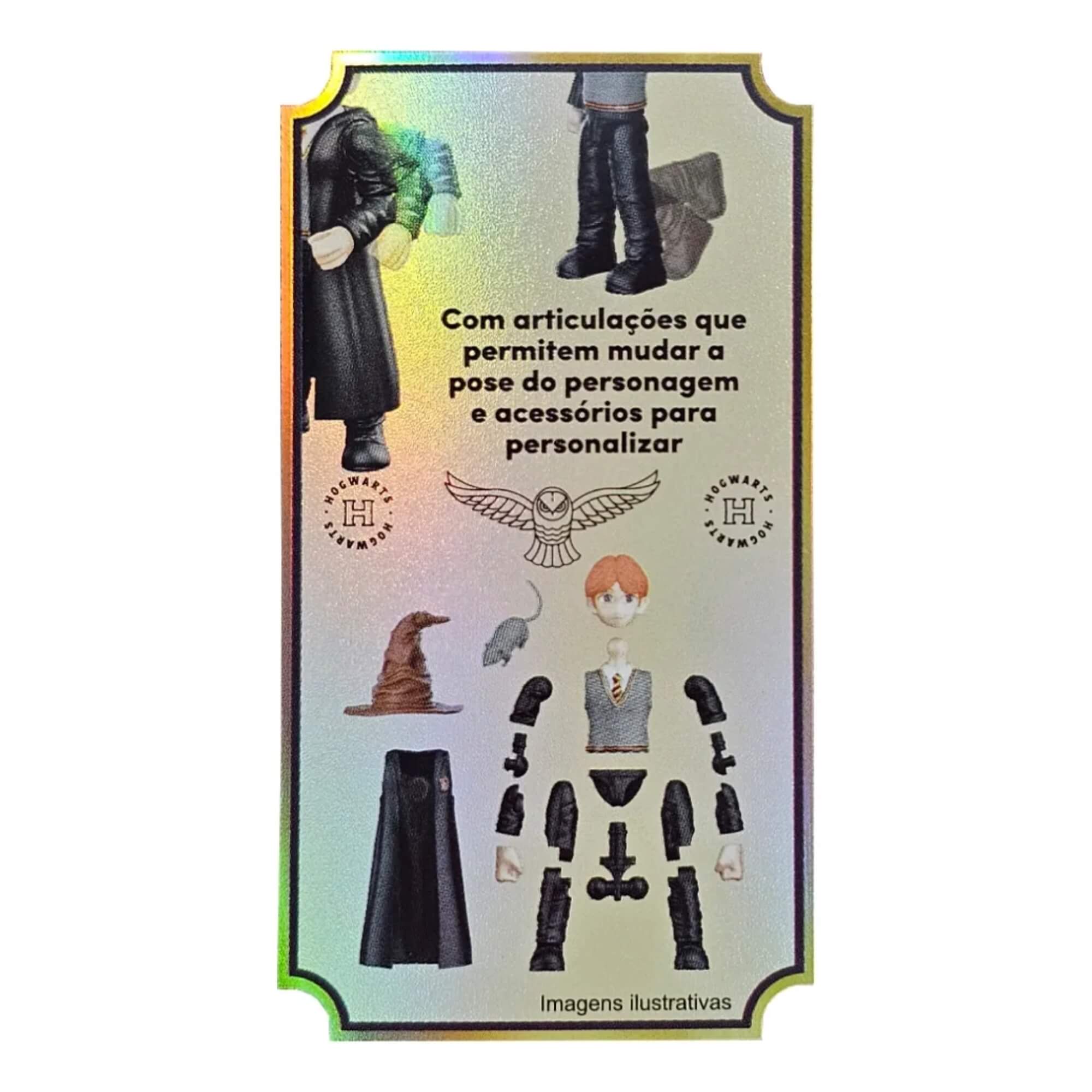 Boneco Ron Weasley Harry Potter Masterpiece Articulado Lider - 3824