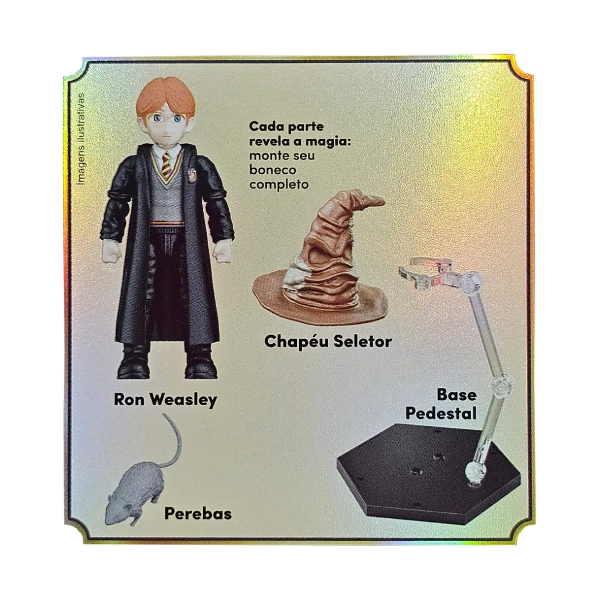 Boneco Ron Weasley Harry Potter Masterpiece Articulado Lider - 3824