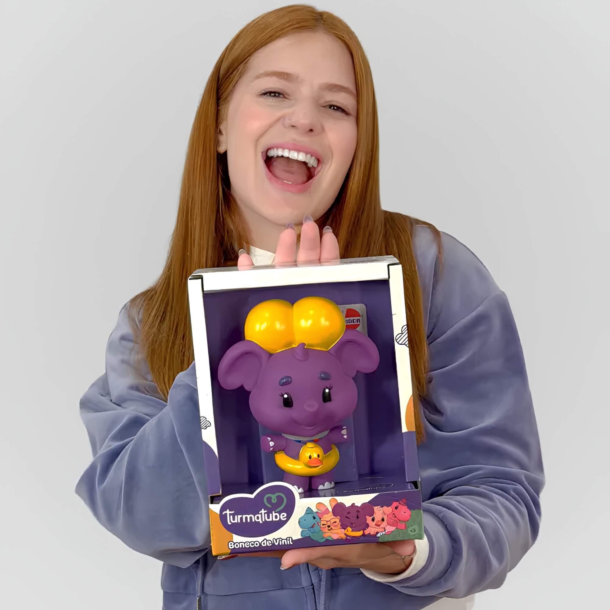 Boneco Valentina Turmatube Vinil Articulado +3 Anos Lider - 3893