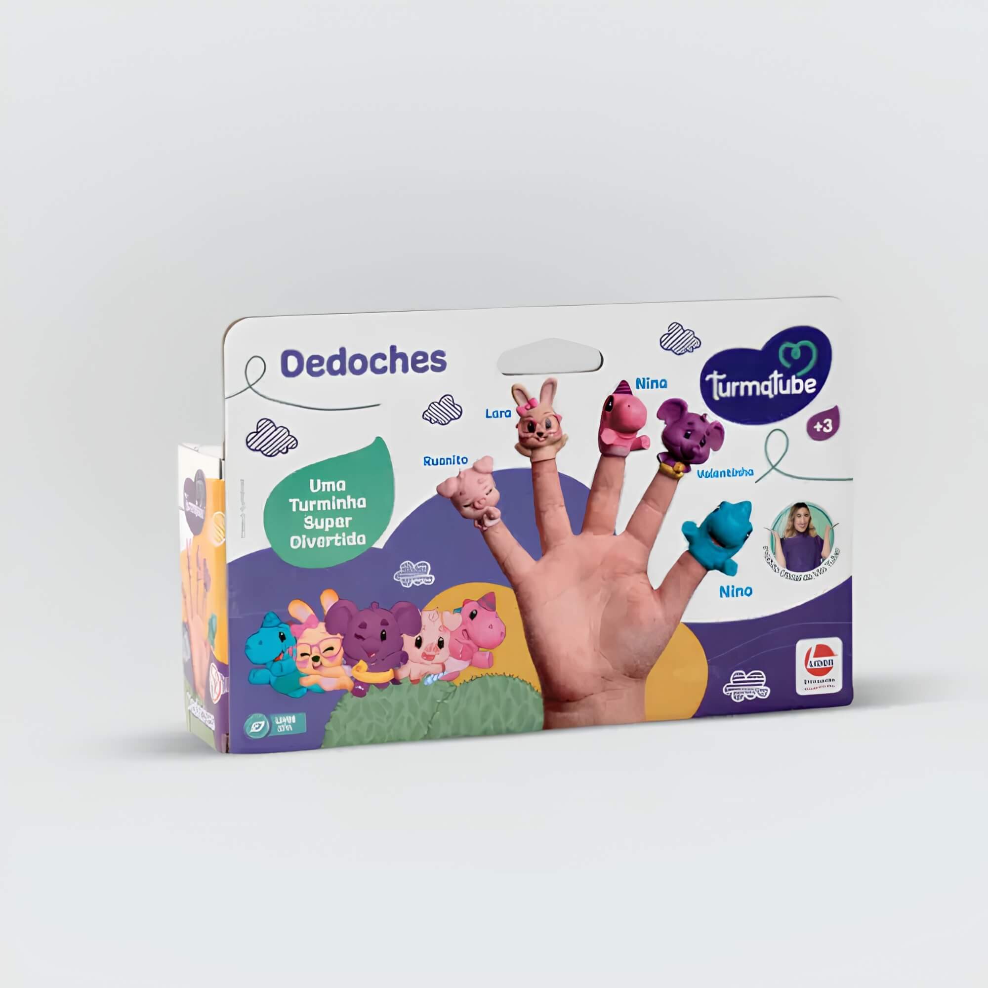 Dedoches Turmatube Infantil Educativo +3 Anos Lider - 3889