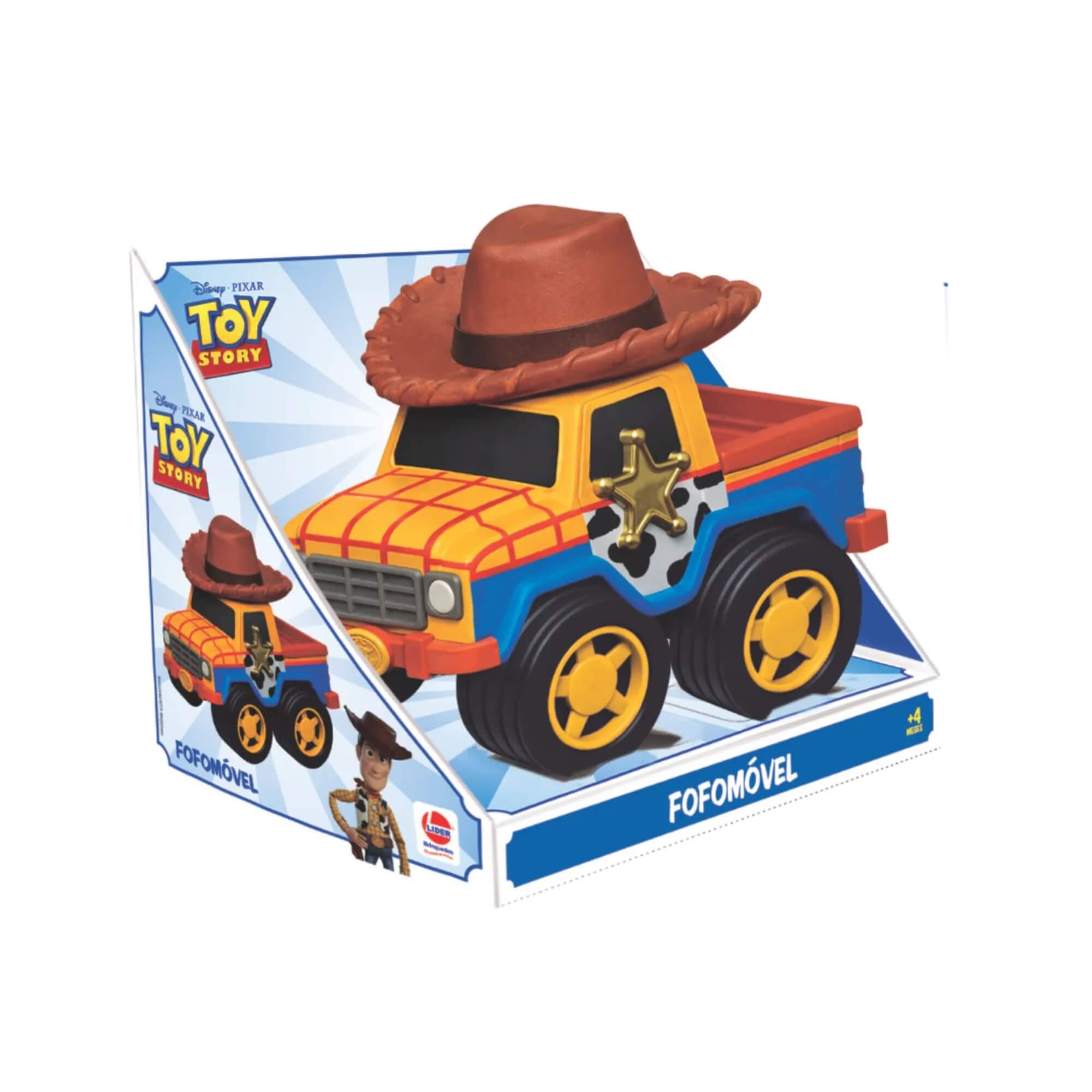 Brinquedo Fofomóvel Toy Story Woody +4 Meses Lider - 3871