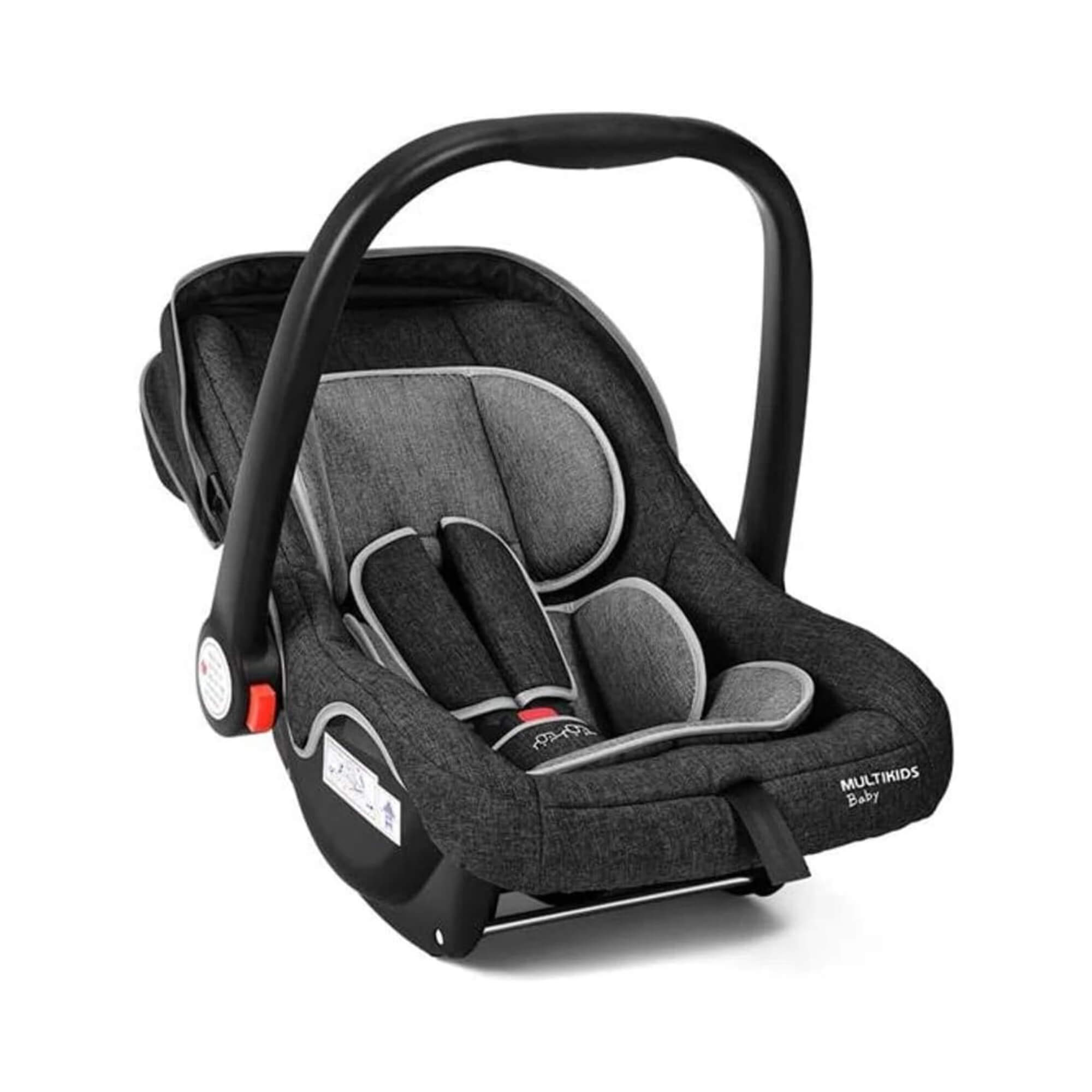 Bebê Conforto Rest Retrátil Preto e Cinza 0-13Kg Multikids - BB406