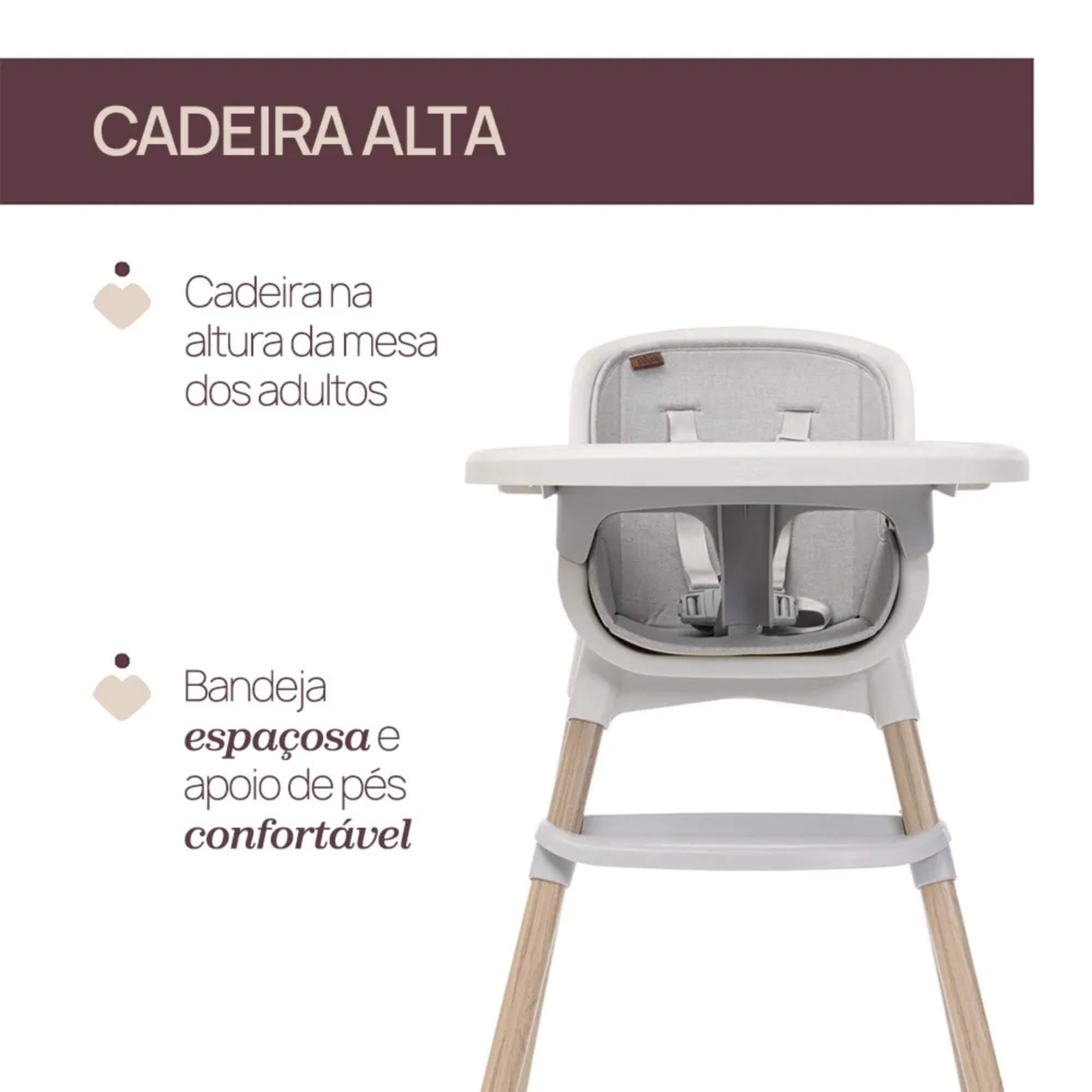 Cadeira de Alimentação 0-40Kg Zest Plus Cinza Chicco - 8087152800000