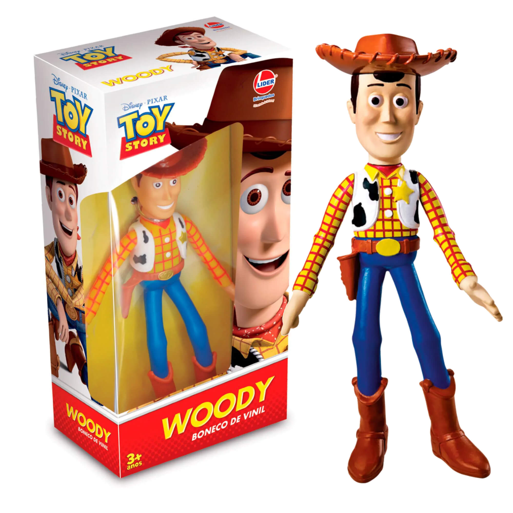 VAR Boneco Toy Story Articulado - Woody, Buzz ou Jessie Lider (Escolha o Personagem) Personagem:Woody