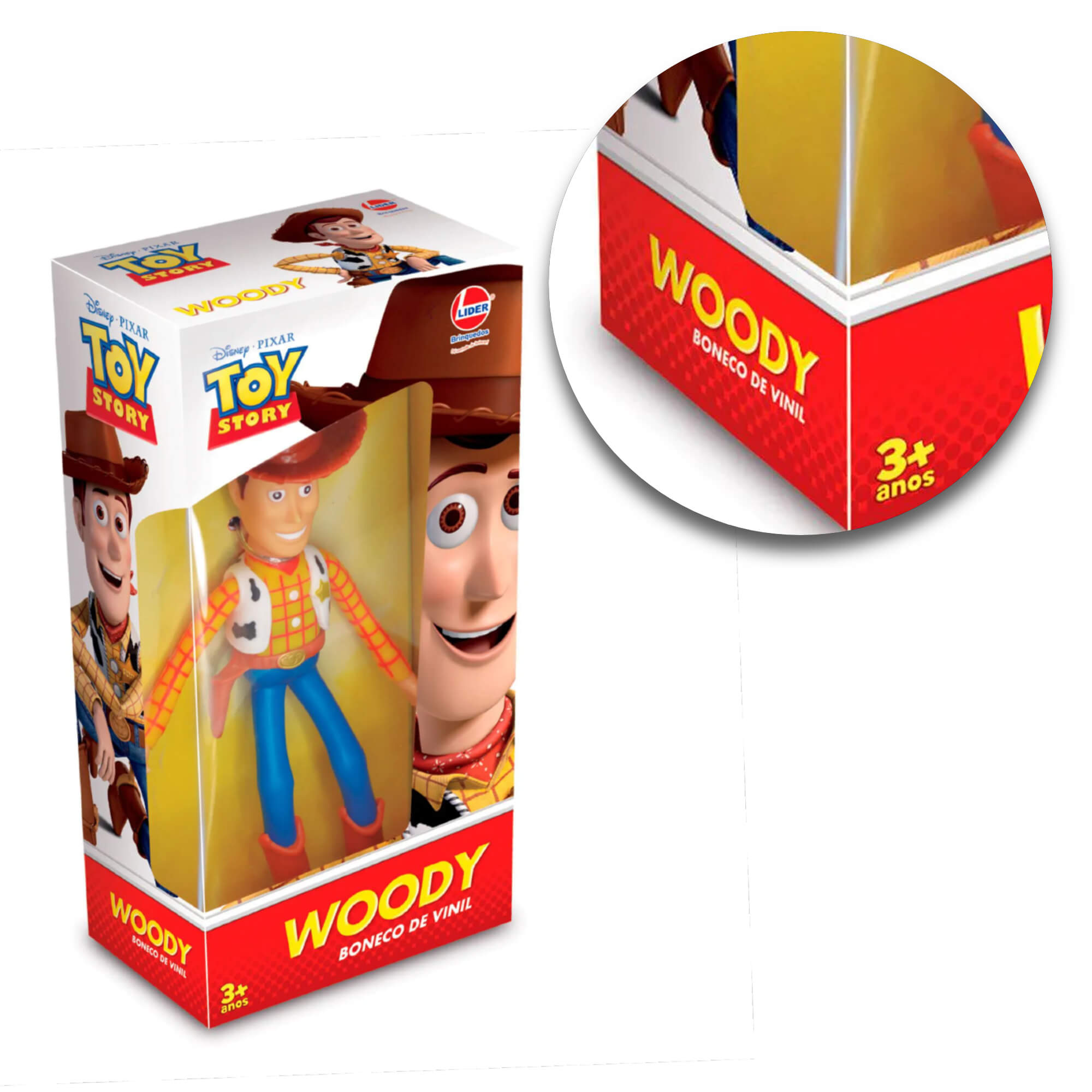 VAR Boneco Toy Story Articulado - Woody, Buzz ou Jessie Lider (Escolha o Personagem) Personagem:Woody