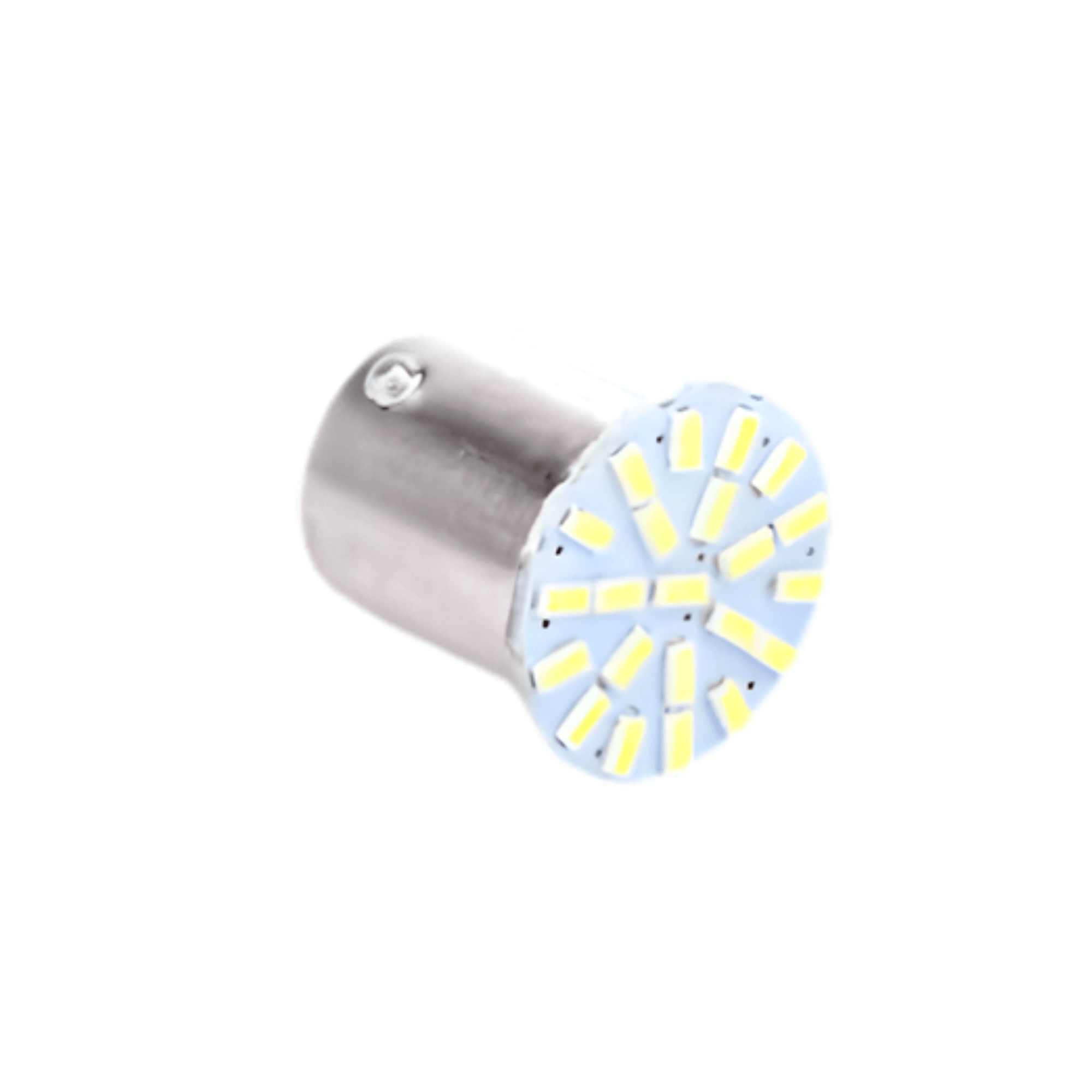 COMP Kit 5 Lâmpadas LED branca ré/traseira/freio 67 Ba15S-3014-22SMD 1 Polo 12v 6.000K Tarponn 5320